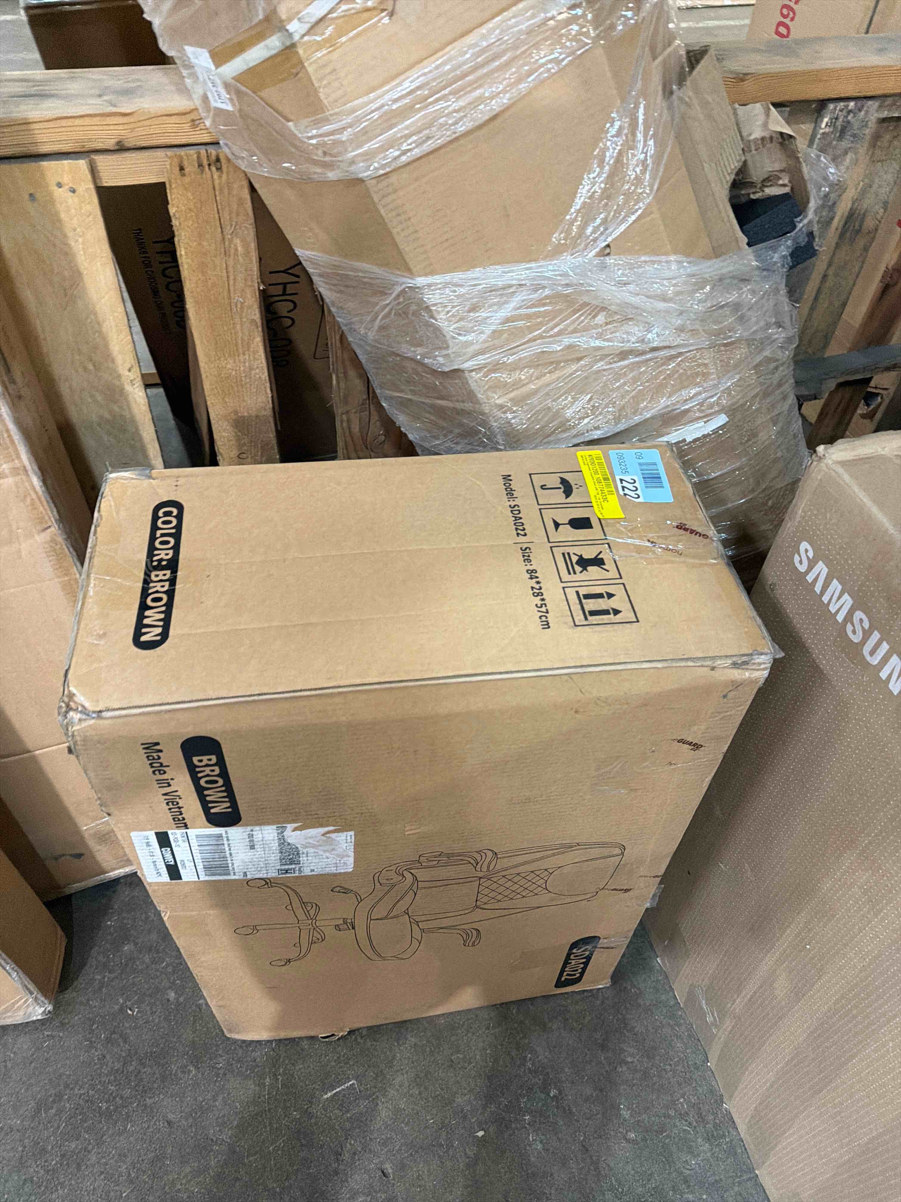 Condition photo showing New/Like New for Loriece Ergonomic Executive Chair with Flip-up Armrests