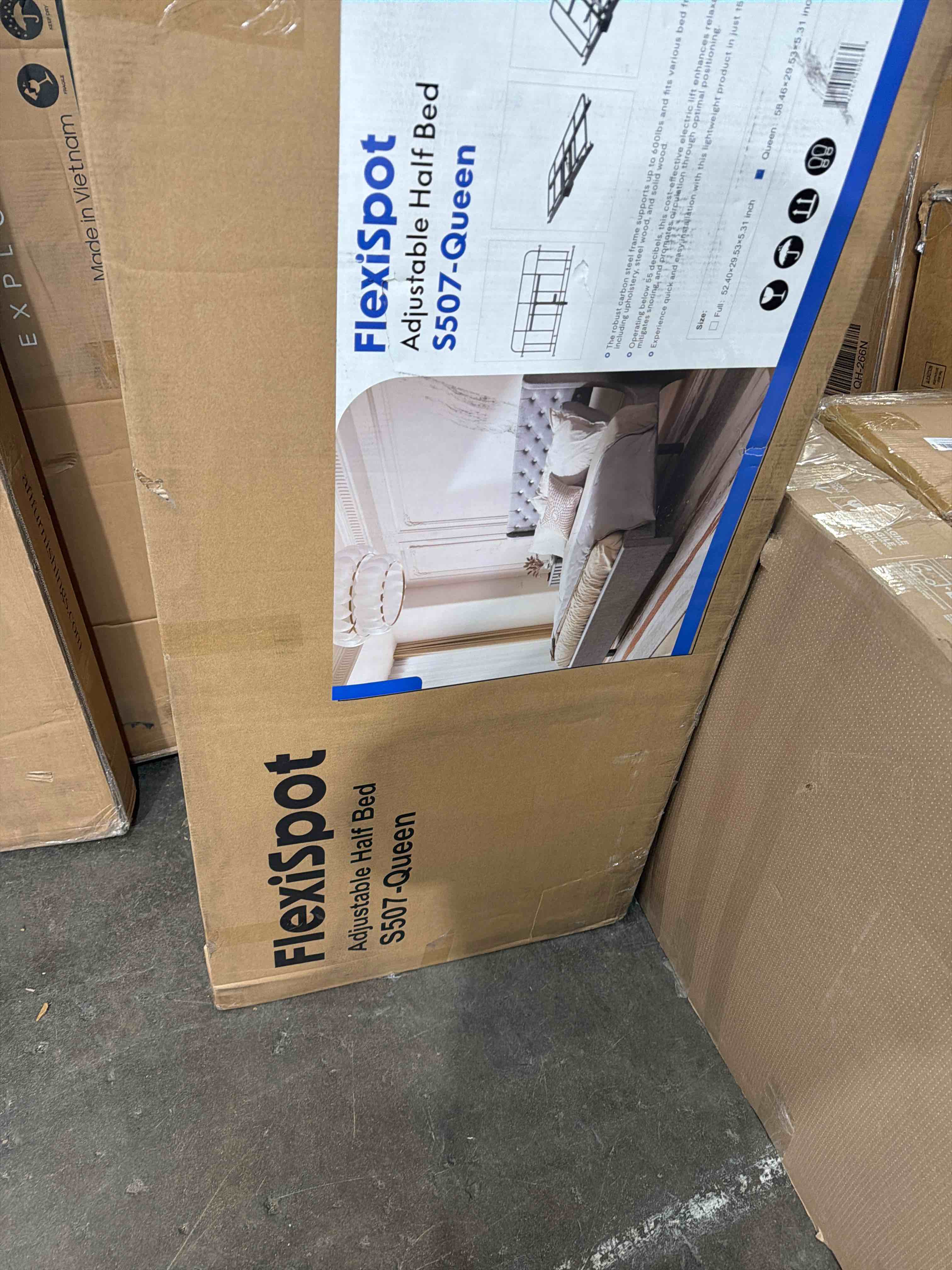 Condition photo showing New/Like New for Alwyn Home Boltz Electronic Adjustable Bed Backrest