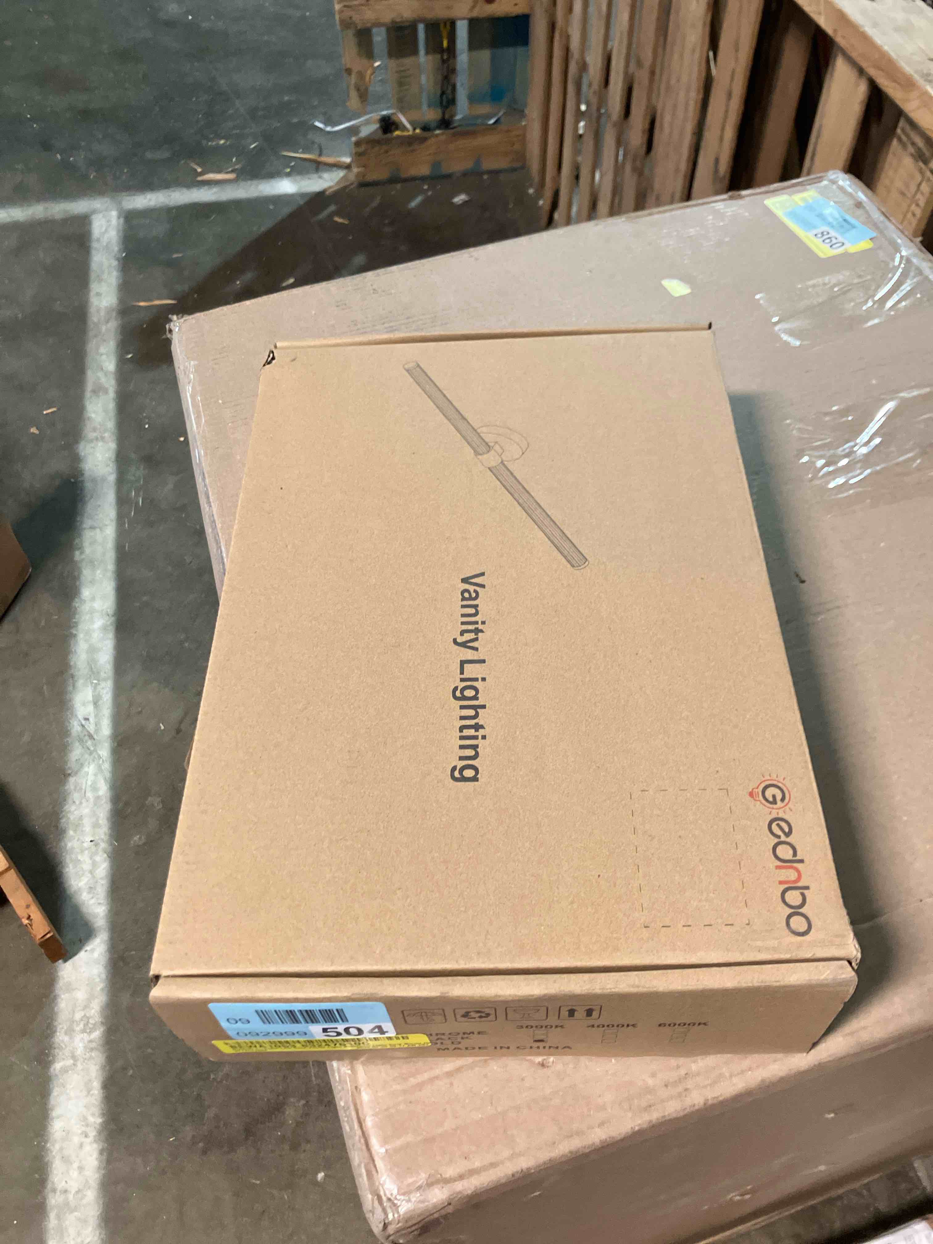 Condition photo showing New/Like New for Buchan 1-Light LED Gold Vanity Light Bathroom Light 