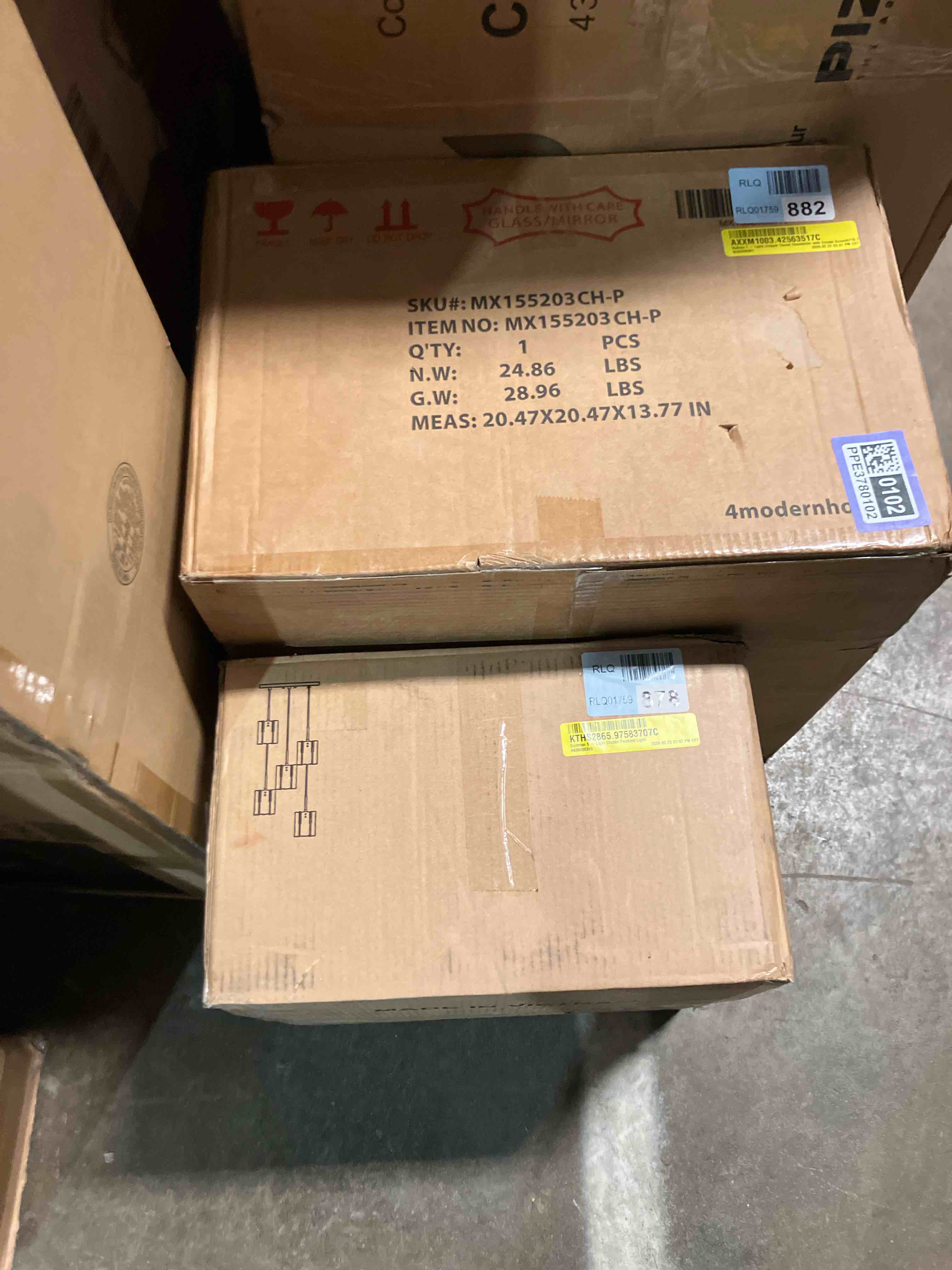 Condition photo showing New/Like New for Quitman 5 - Light Cluster Pendant Light