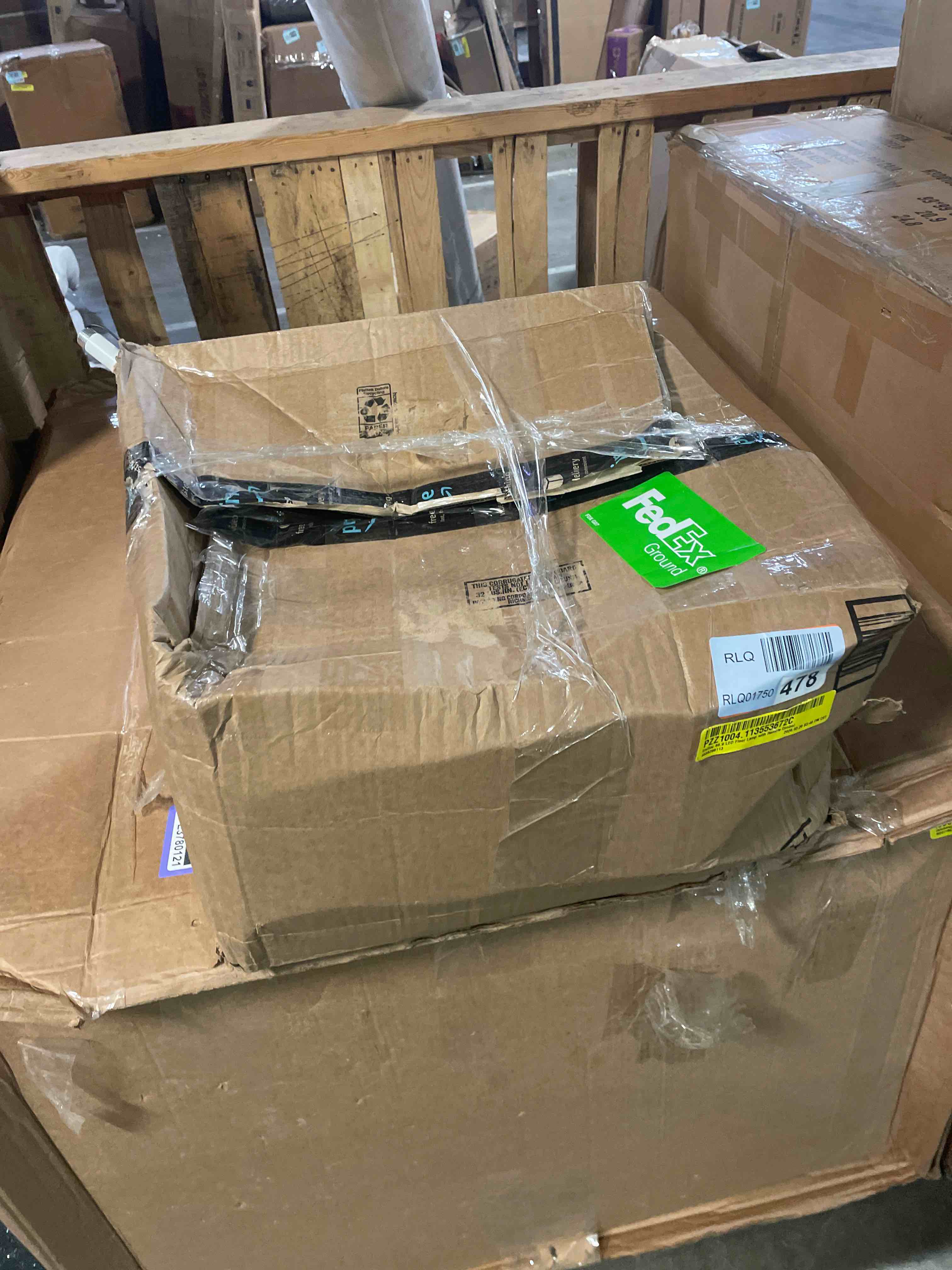 Condition photo showing As Is for Gaillac 68.9 LED Floor Lamp with Remote Control (used)