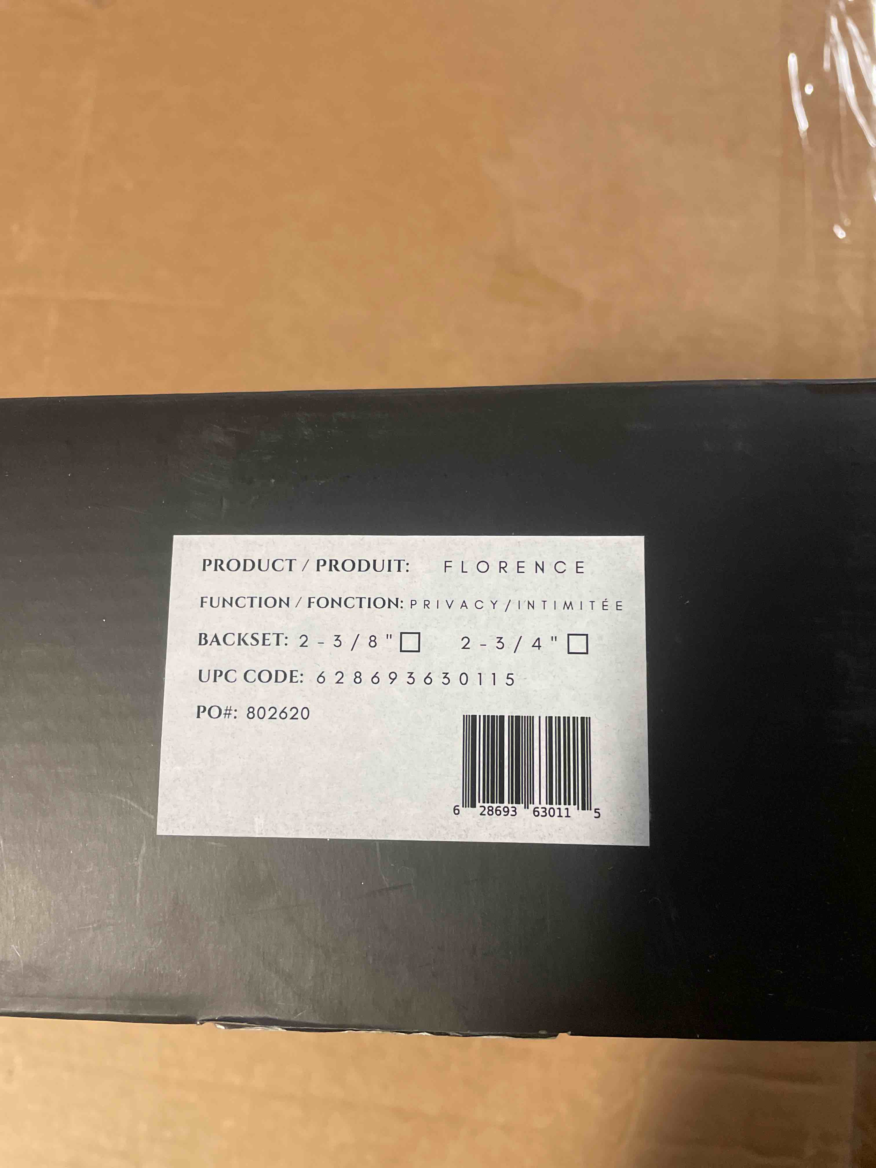 Condition photo showing New/Like New for Explore Hardware Florence Privacy Door Knob – Solid Metal with Clear Crystal Acrylic, Satin Gold Door Handle