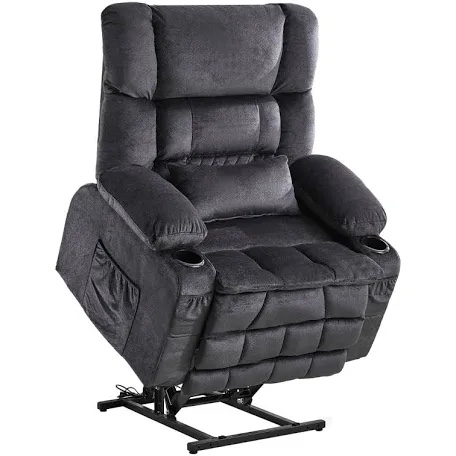 dual motor large power lift recliner(box 2 of 2 only)(grey)