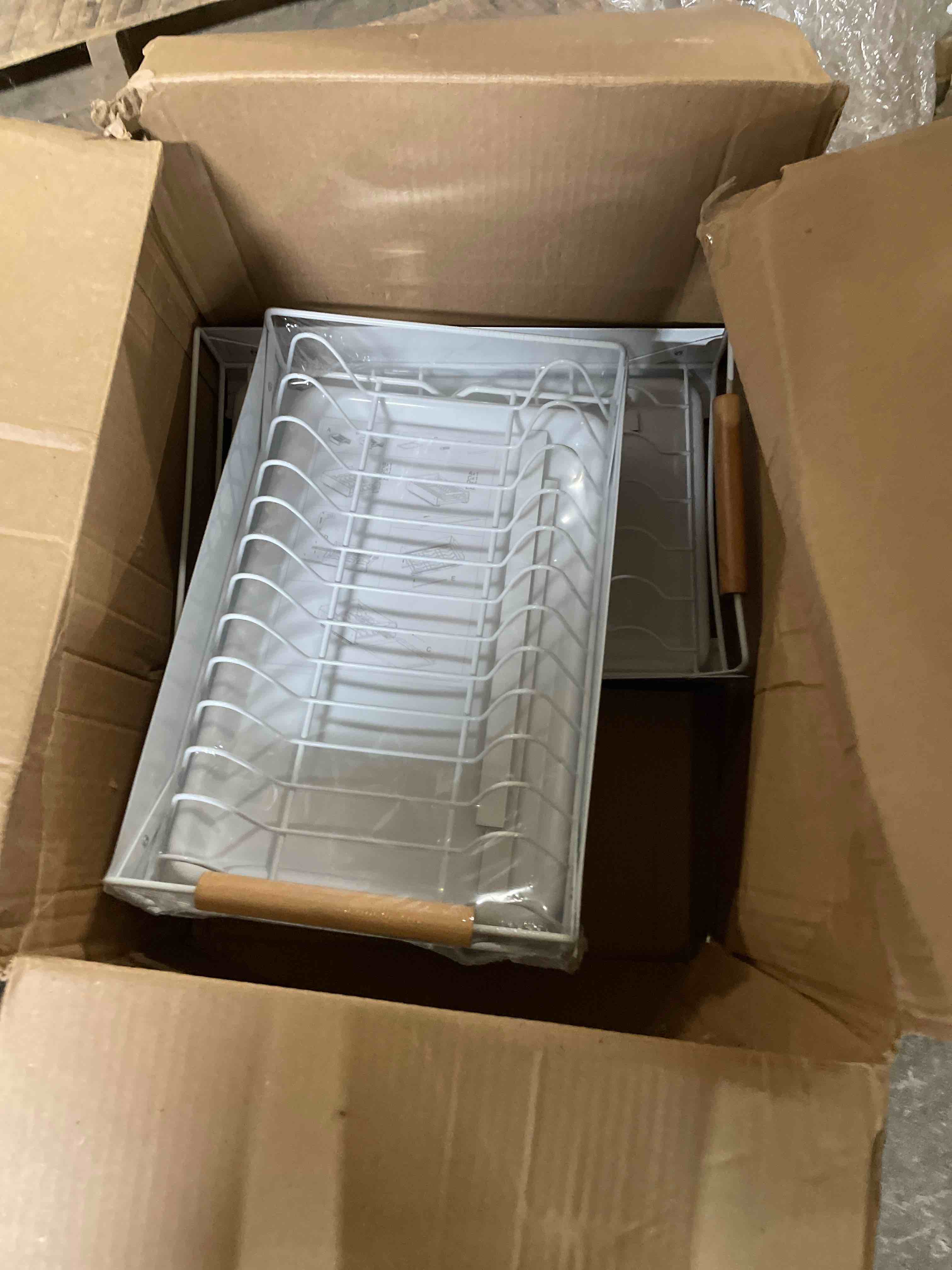 Condition photo showing New/Like New for (ONLY 2))Pull Out Cabinet Organizer with Adhesive Nano Film, Carbon Steel Pull Out Shelves, Slide Out Pantry Shelves for Kitchen, Pantry, Bathroom