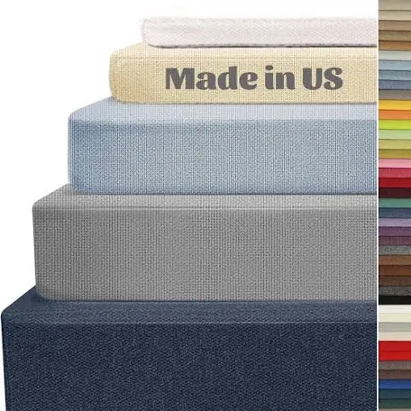 premium 1" bench seat cushion bay  window cushion customizable 