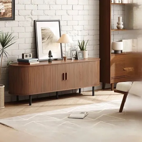 jalonda modern wood tv stand with storage and shelves to fit tvs