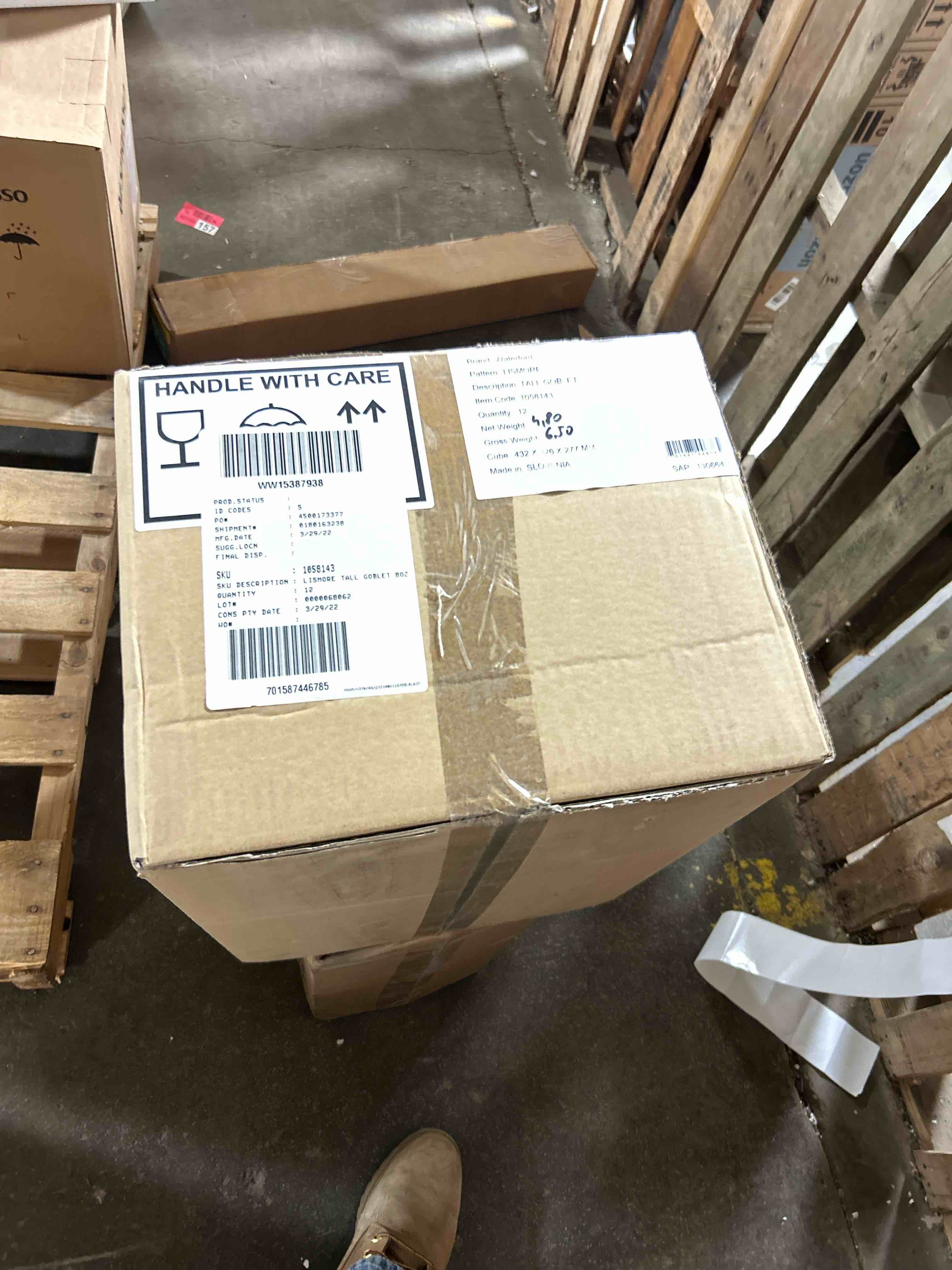 Condition photo showing New/Like New for Waterford Lismore Tall Goblet