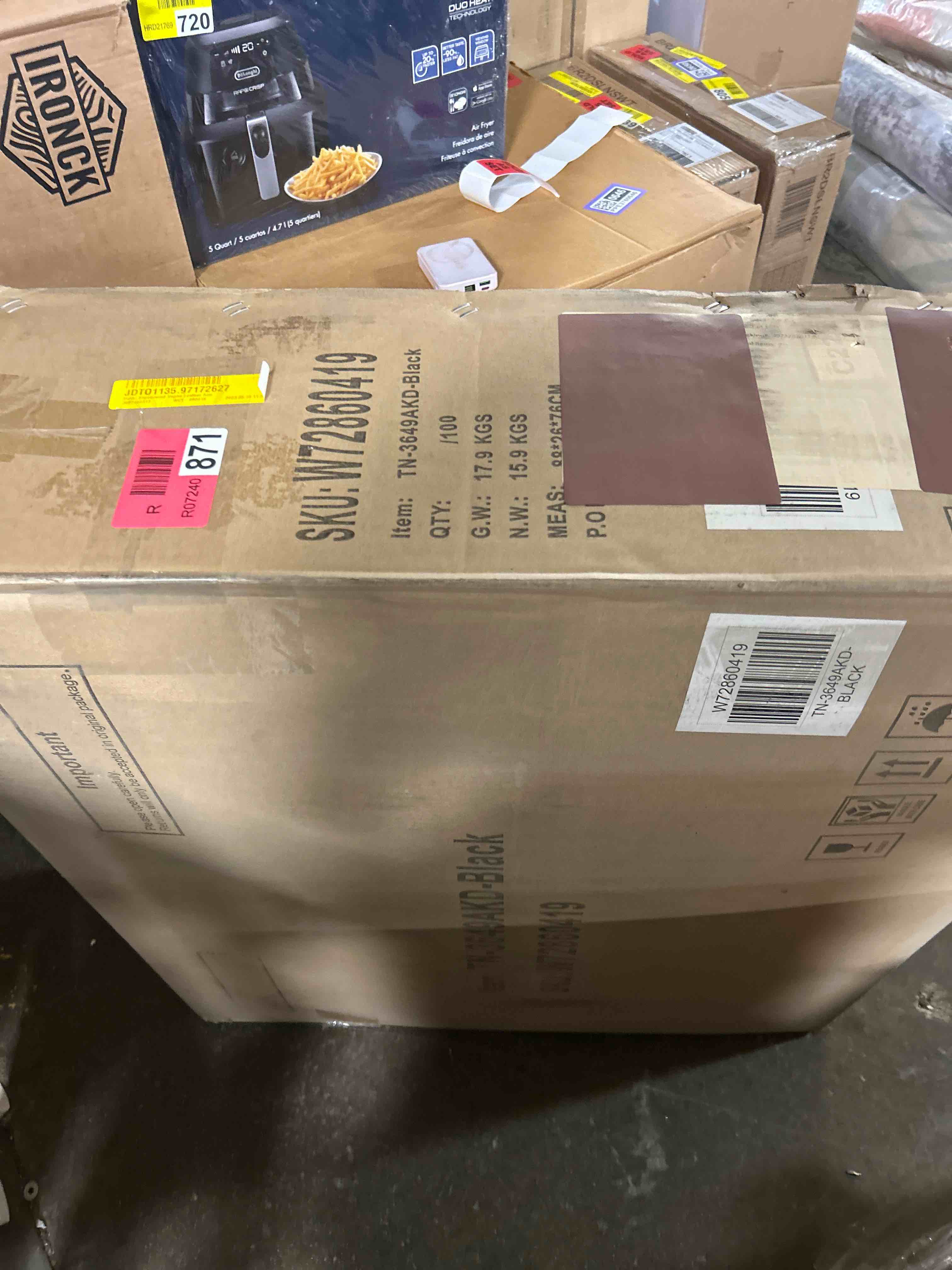 Condition photo showing As Is for Iyali Velvet Armchair(Incomplete)