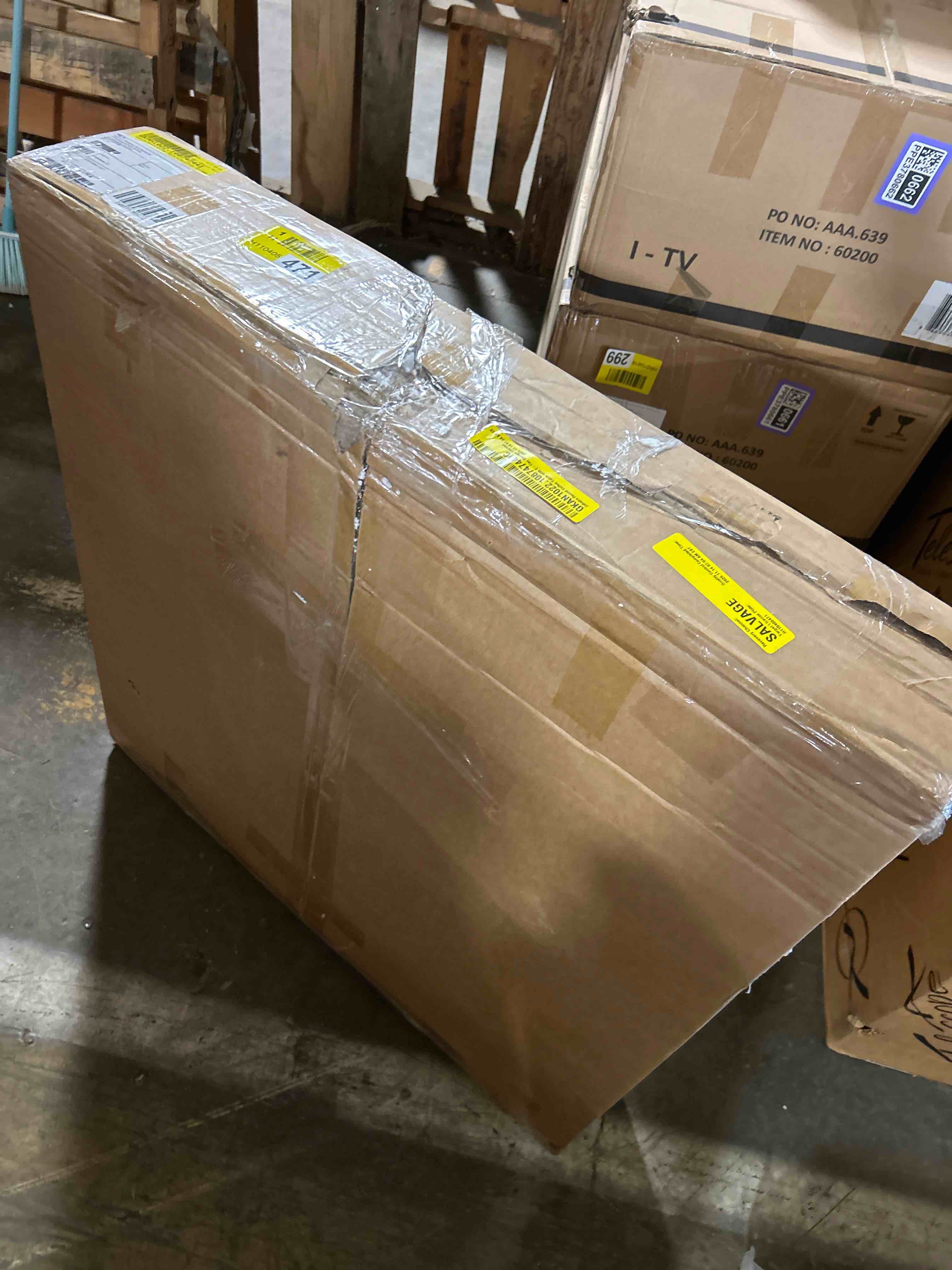 Condition photo showing New/Like New for Jahaira Round Coffee Table with 2-Tier Storage Shelves