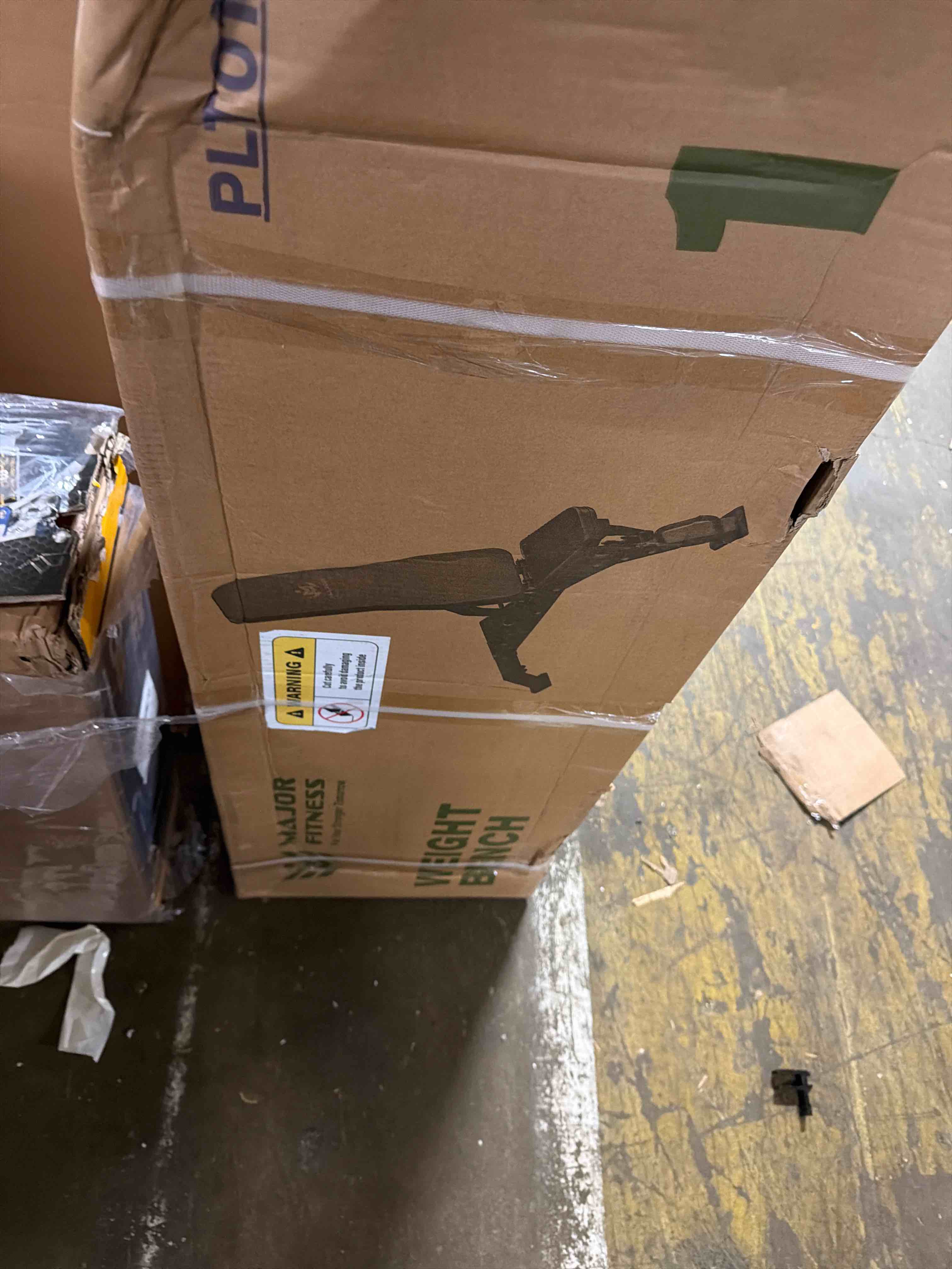 Condition photo showing Good Condition for Weight Bench, Adjustable Workout Bench for Home Gym Full Body Workout, 1300LBS Weight Capacity Bench Press, Flat/Incline/Decline Bench with 33" Extra-Long Backrest & Wheels black