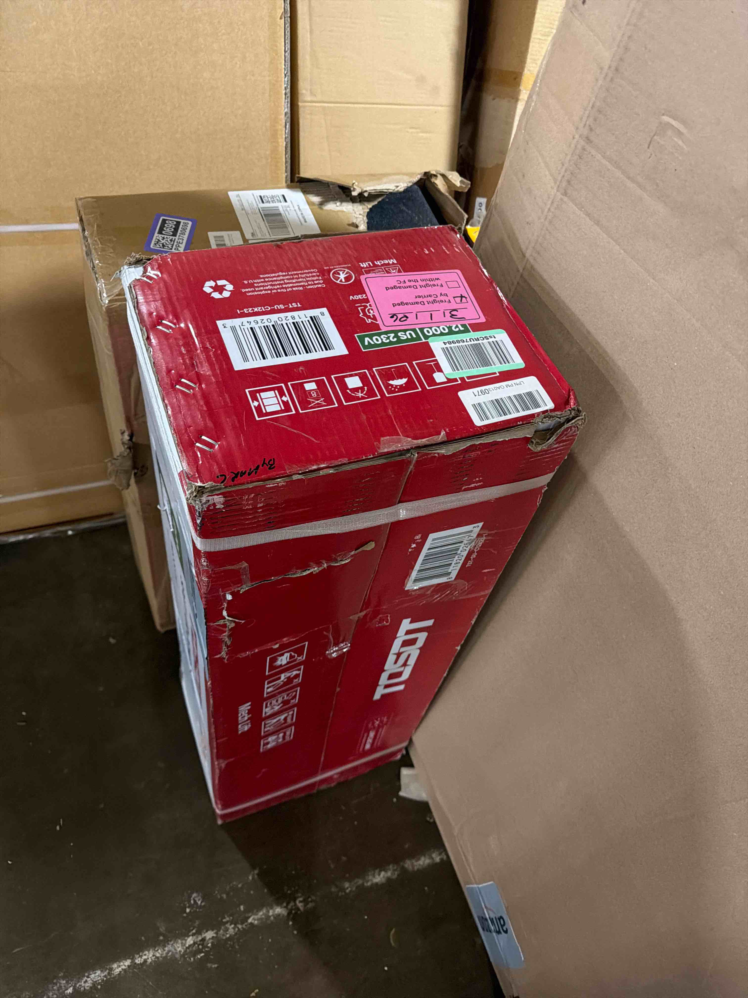 Condition photo showing As Is for TOSOT 24,000 BTU Mini Split Air Conditioner, WiFi Enabled Ductless Inverter AC Unit Heating System, Compatible with Alexa-22 SEER2 230V, White