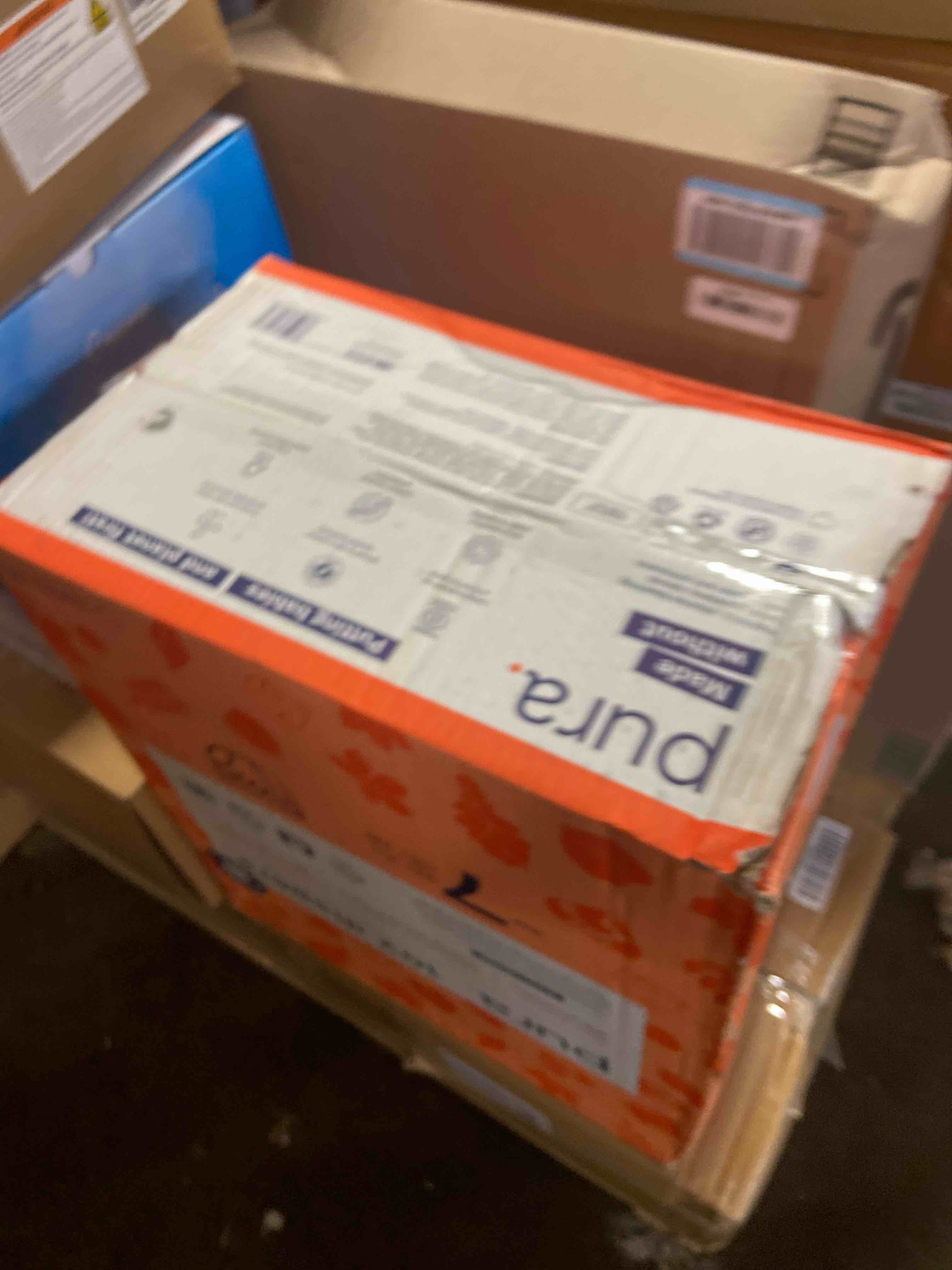 Condition photo showing New/Like New for Pura Size 7 Eco-Friendly Diapers (33+lbs) Hypoallergenic, TCF, Soft Organic Cotton, Sustainable, up to 12 Hours Leak Protection, Allergy UK, Recyclable Paper Packaging, 6 Packs of 17 (102 Diapers) Size 7 (102 Diapers)