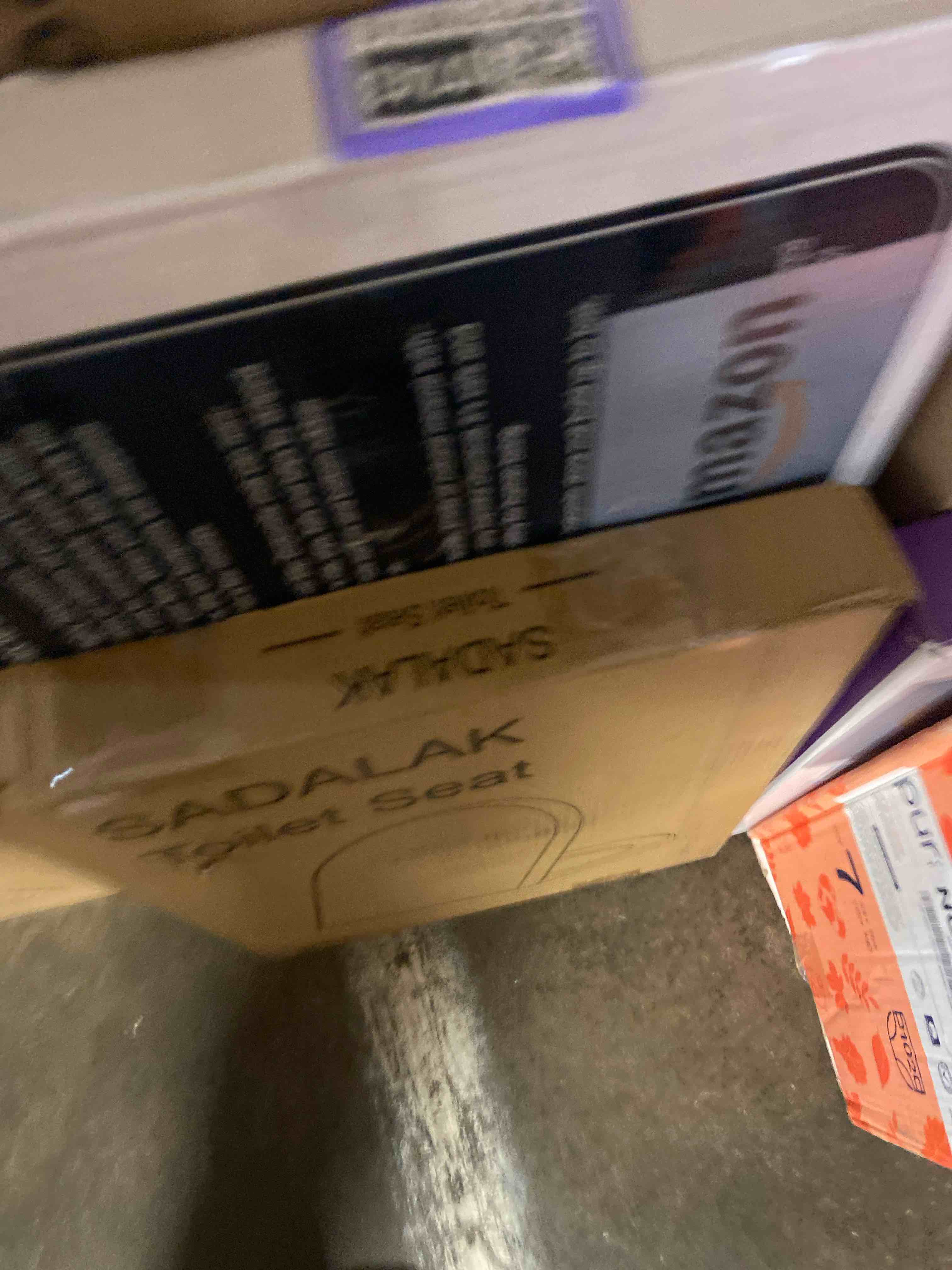 Condition photo showing New/Like New for SADALAK Soft Close Quick Release Toilet Seat Elongated- Heavy Duty Adjustable Stainless Hinges, D/U Shape Toilet Seats Cover for Easy Cleaning & Simple Top Fixing - White Toilet Lid