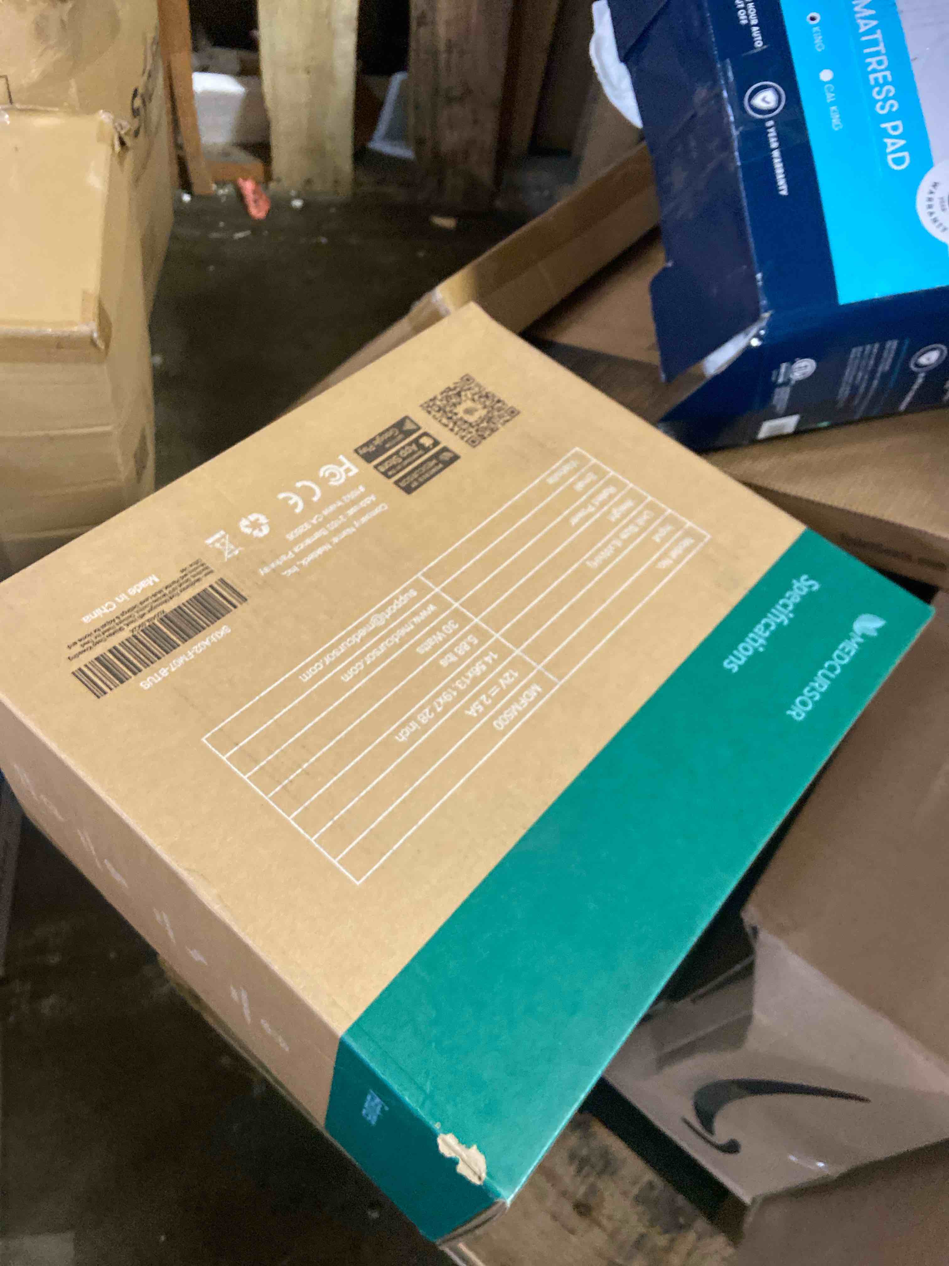 Condition photo showing New/Like New for Medcursor Foot Massager with Heat - 2026 Upgraded Shiatsu Deep Kneading Machine, Multi Air Compression Intensity, Smart APP Mobile Remote Control, Feet Massage for Home and Office Use MDFM500