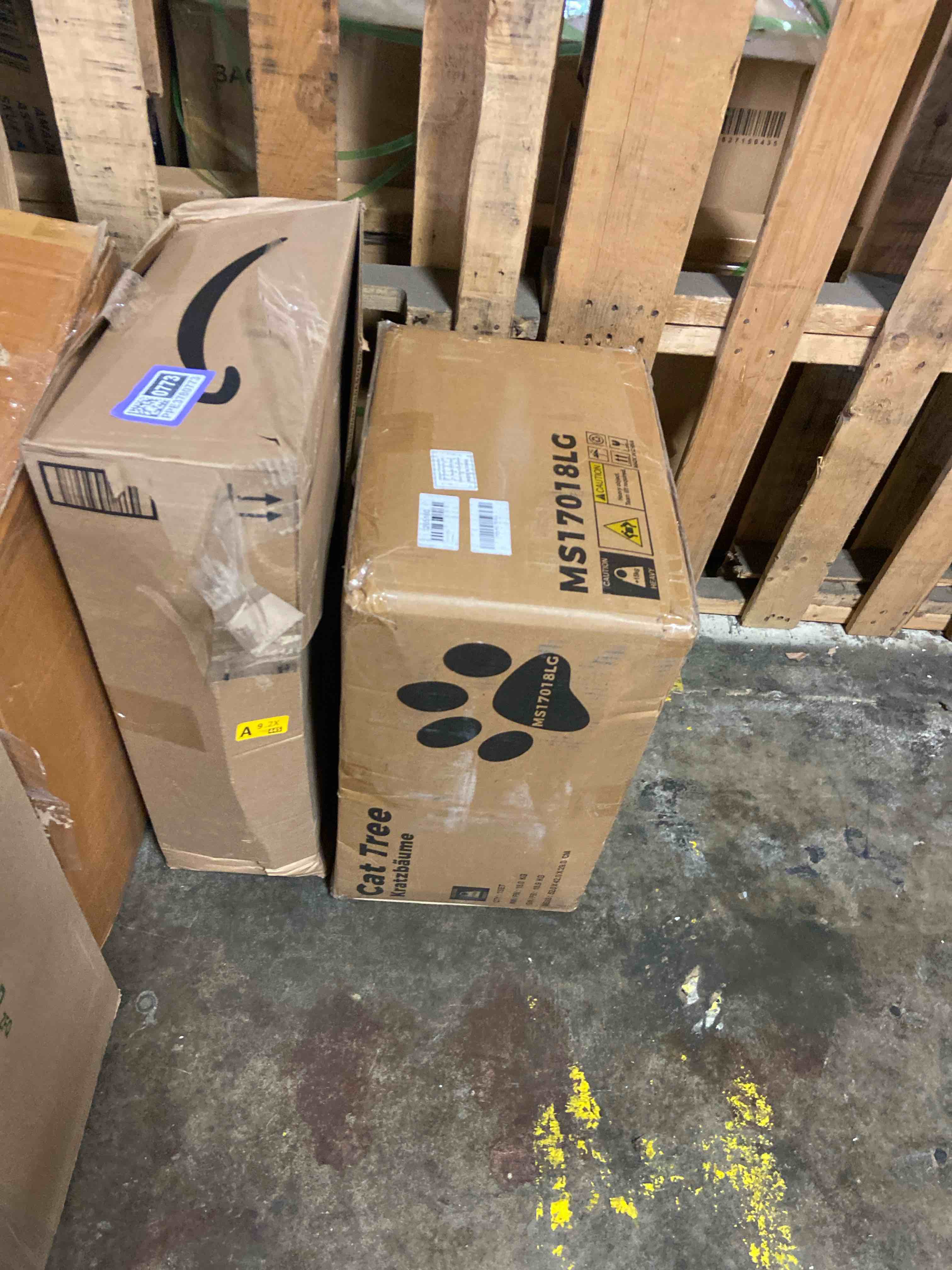 Condition photo showing New/Like New for Cardboard Cat Scratcher House, Modular Cat Condo - 25" Large 2-in-1 Double Layer Cat Play Villa with Built-in Scratching Surface for Indoor Cats