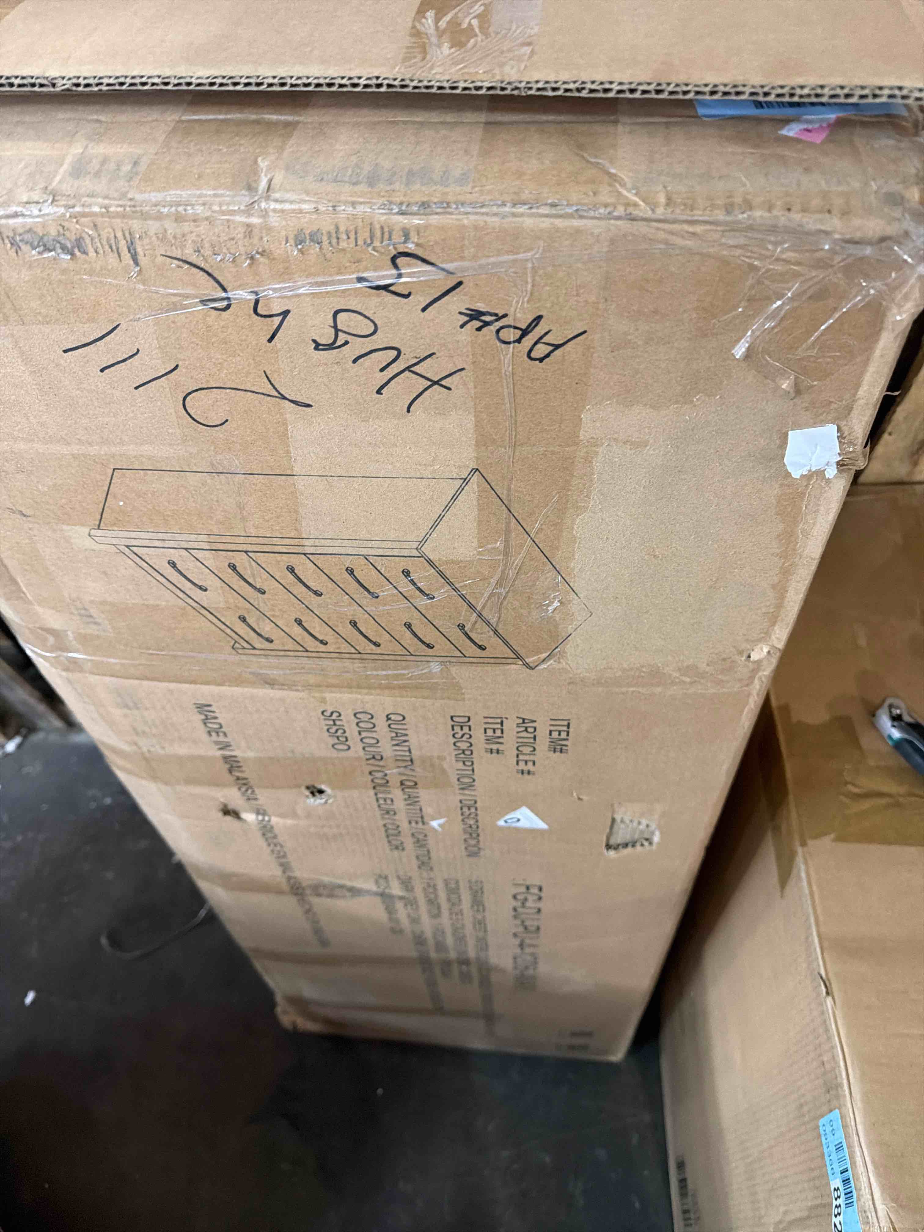 Condition photo showing New/Like New for YESHOMY Tall Dresser for Bedroom,Farmhouse 5 Drawers Dresser, Chest of Drawer Chest, Multi-Tier Clothing Storage Cabinet, Black