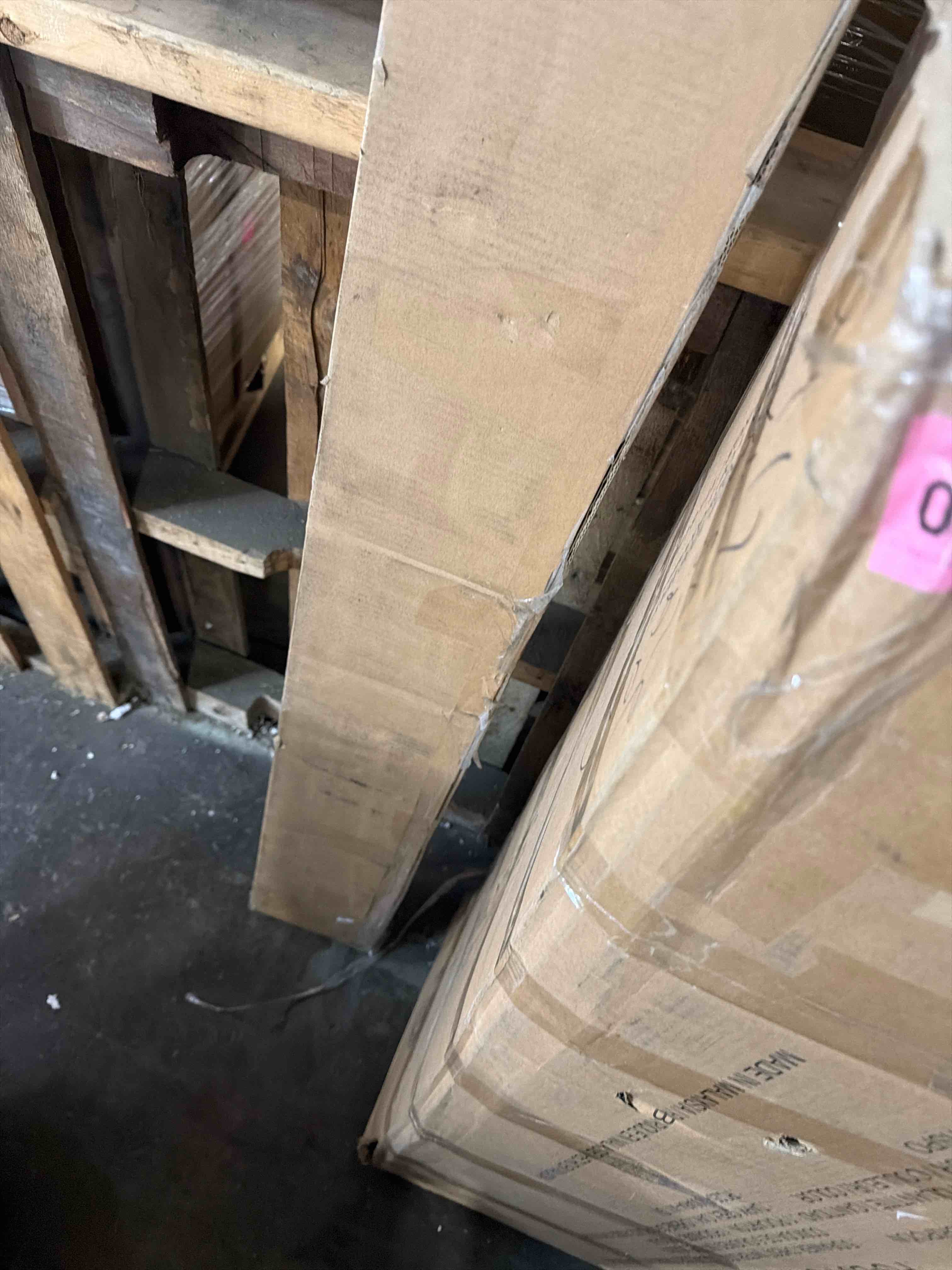 Condition photo showing New/Like New for KOMFOTT Twin Size Wood Platform Bed Frame with Headboard, Wooden Mid Century Platform Bed with Slat Support & Under Bed Storage, Mattress Foundation Bed Base, No Box Spring Needed, White