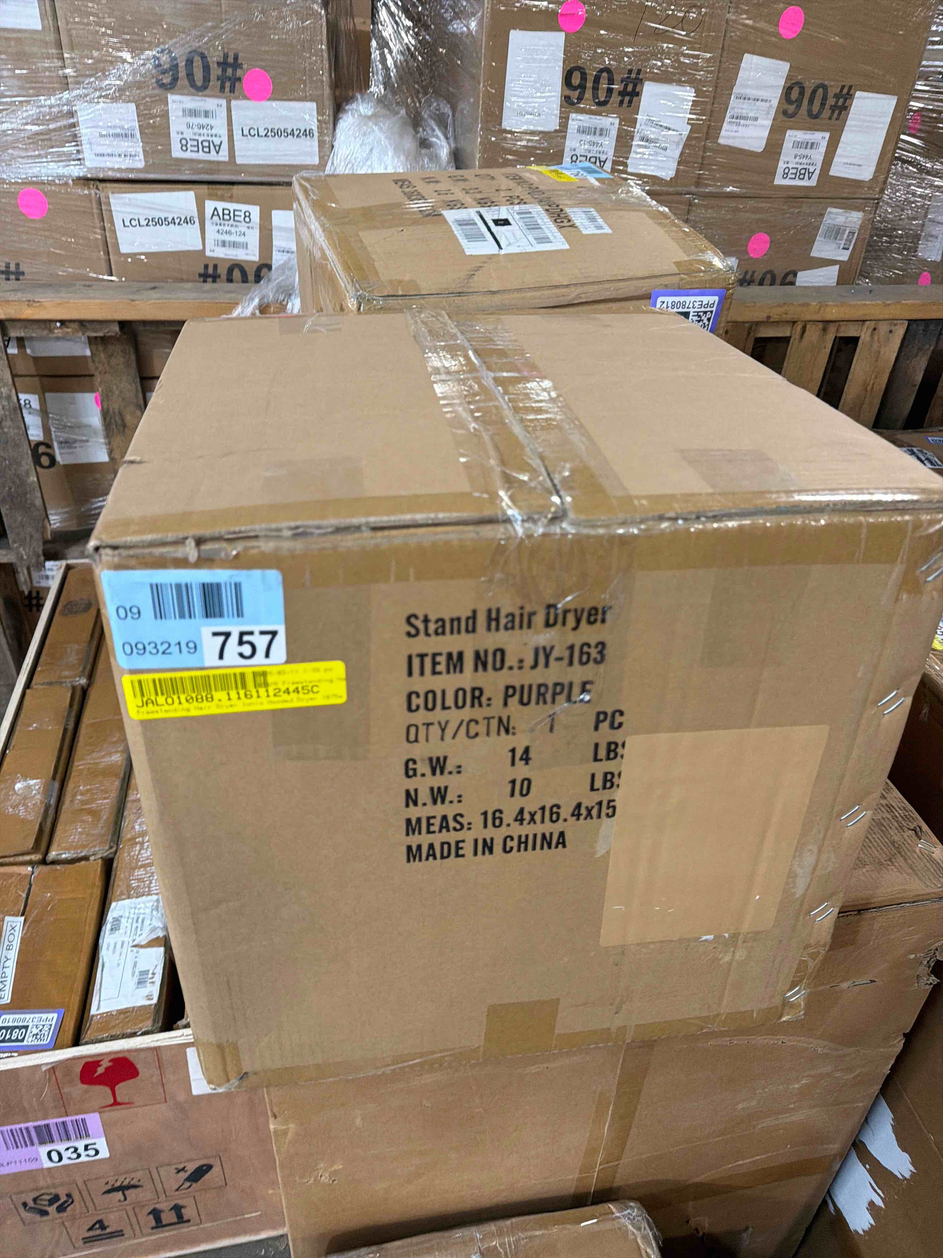 Condition photo showing New/Like New for TASALON Ionic Hooded Hair Dryer - 1875W Bonnet Dryer with 3 Temperature Settings - Portable Standing Dryer for Home and Salon