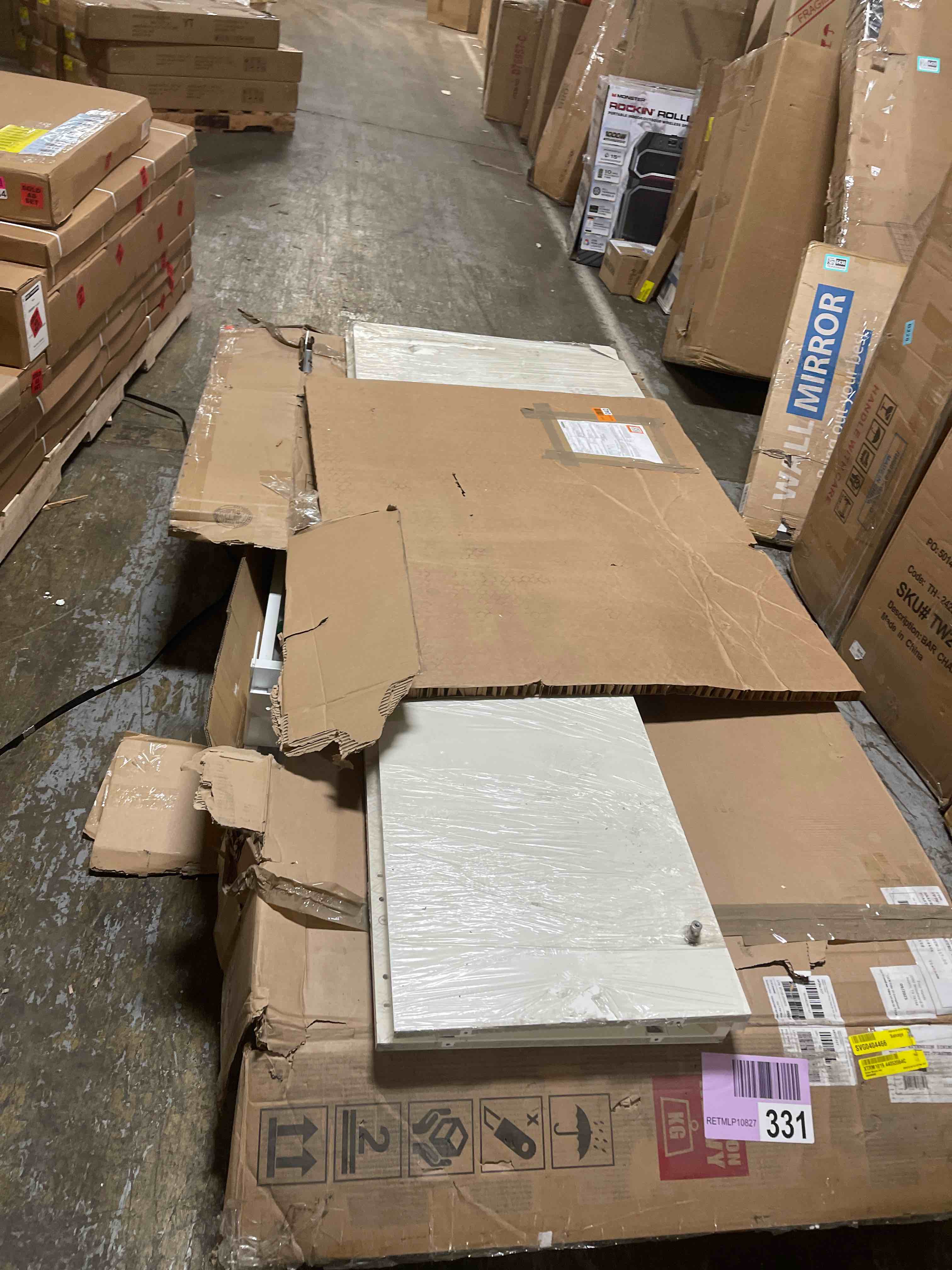 Condition photo showing As Is for Avalon Murphy Storage Bed