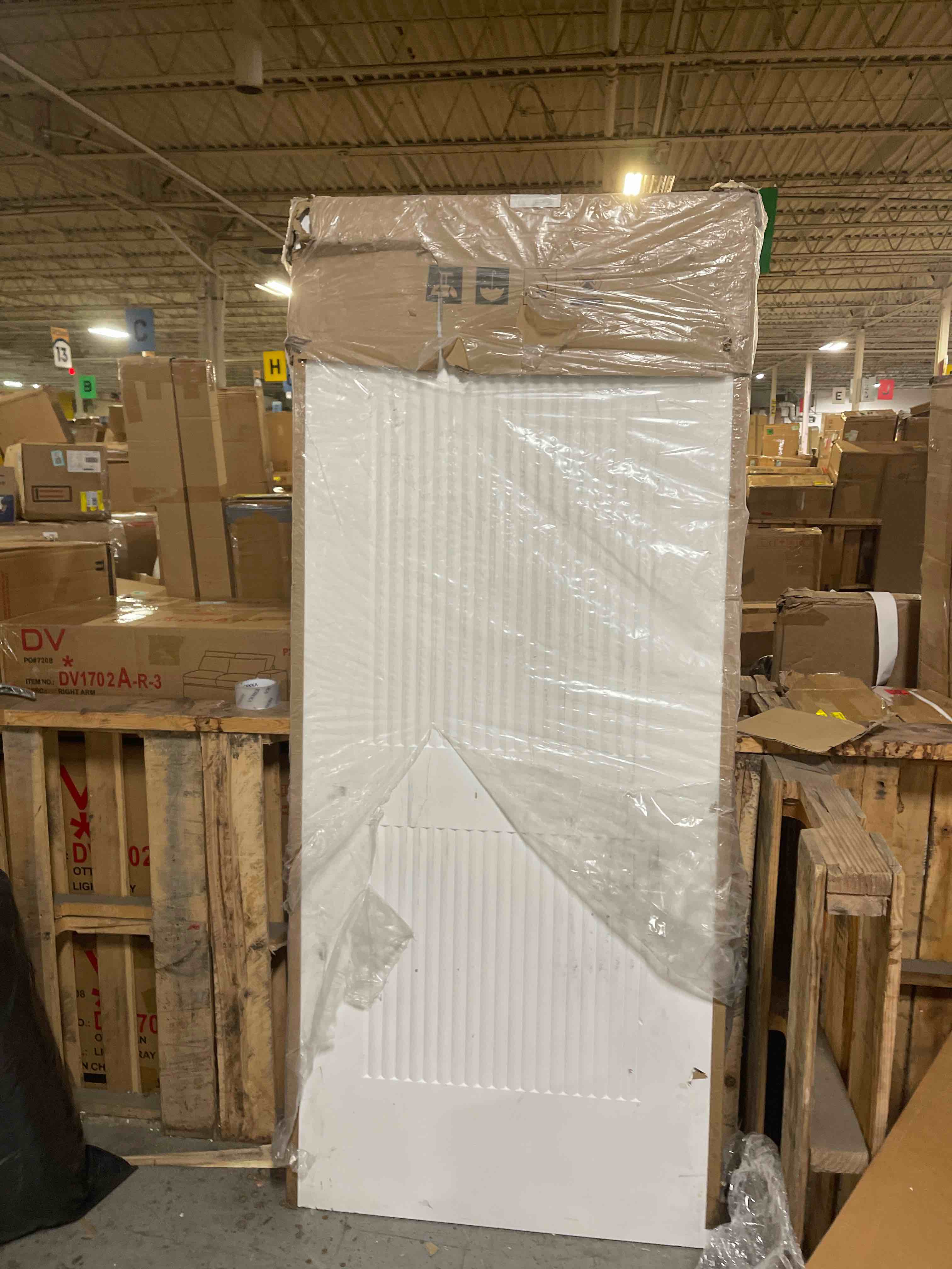 Condition photo showing New/Like New for SARTODOORS Slab Door Panel 30 x 84 inches - CLASSIC 8889 White Enamel - Bathroom Bedroom