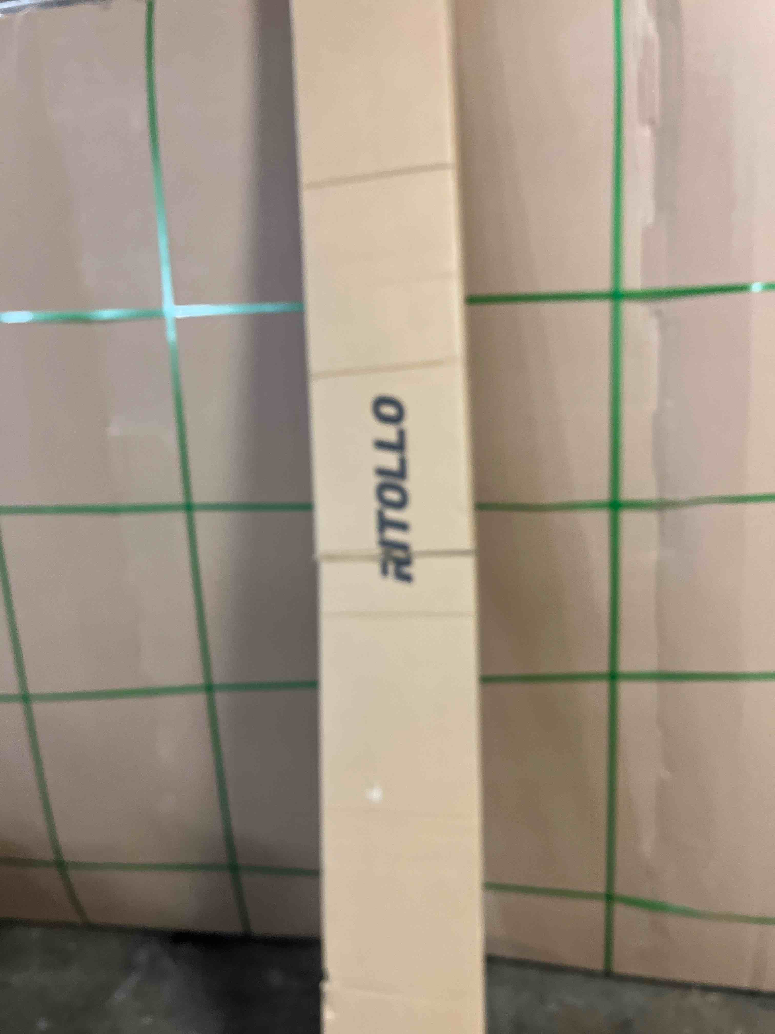 Condition photo showing As Is for Kieacia Wood Acoustic Wall Panels, Peel and Stick 3D Slat Accent Panel for Interior Decor, 2 Pieces, 94.5 ×11.8 Inch Wainscoting Soundproof Wooden Panel for Living Room, Bedroom, Black 2 Pieces Black(Open box)