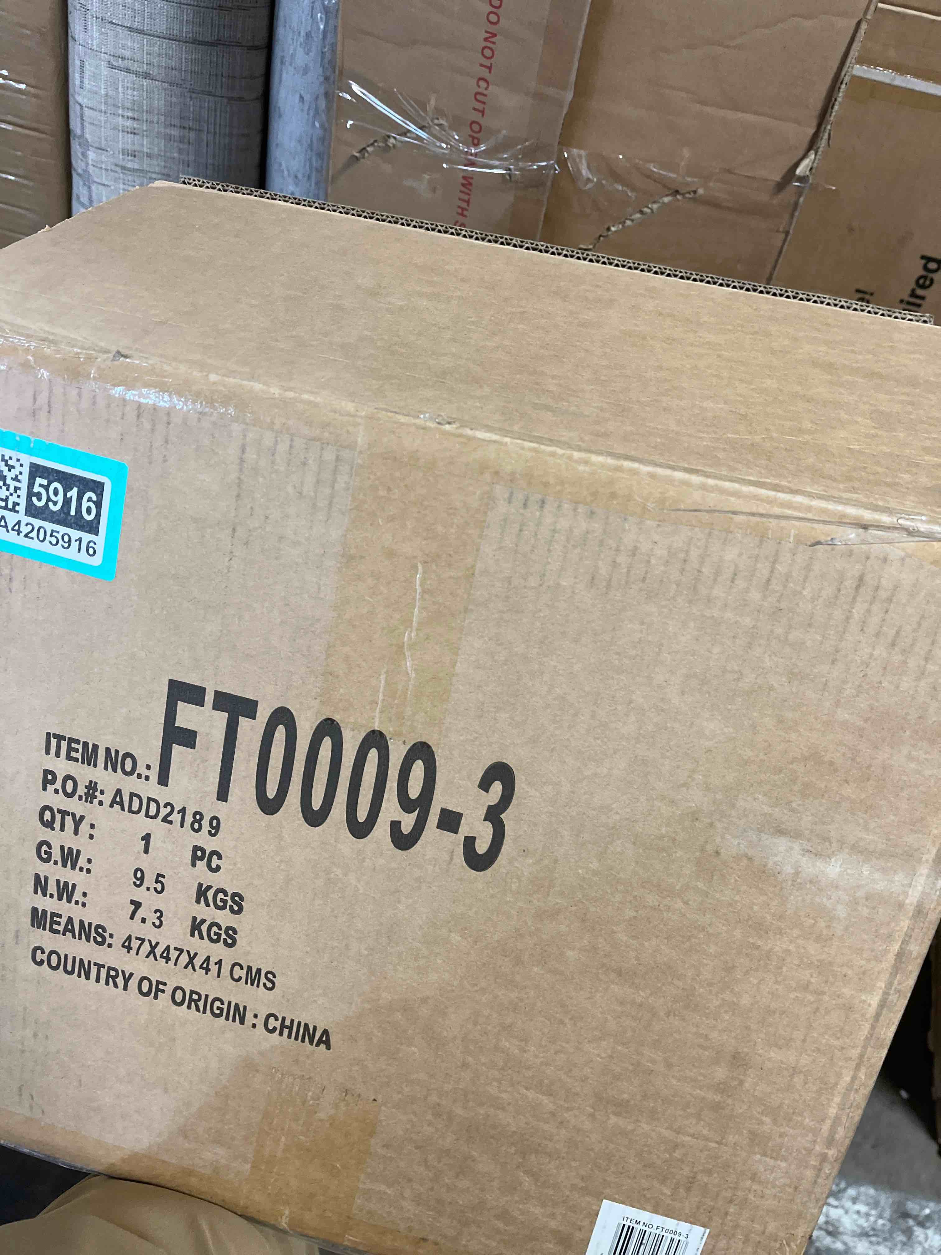 Condition photo showing New/Like New for Adeco Bonded Leather Square Tufted Cubic Cube Storage Ottomans Dark Orange Faux Leather, Leather Modern & Contemporary Fabric