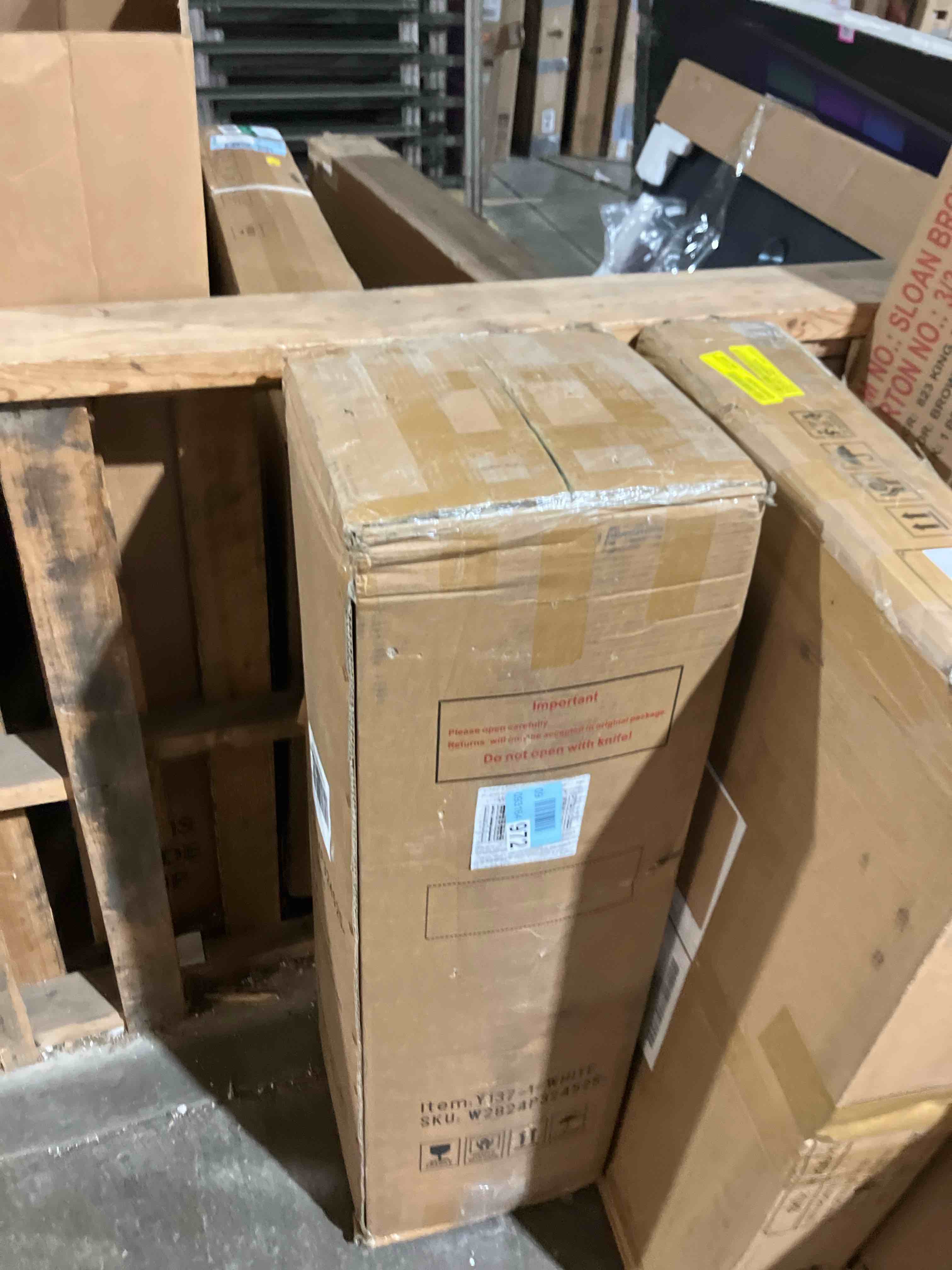 Condition photo showing As Is for Mercer41 Cloud Couch Sectional Sofa (Chaise only)