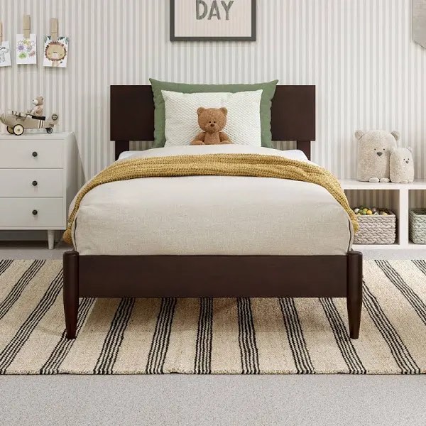 amandaleigh solid wood panel bed queen  (only rails,slats) 
