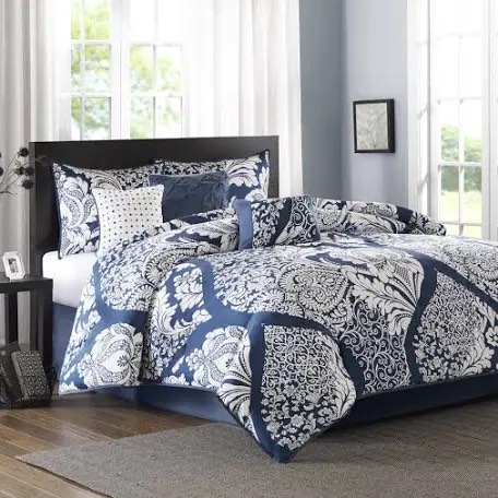 Condition photo showing New/Like New for Vienna 7 Piece Cotton Printed Comforter Set