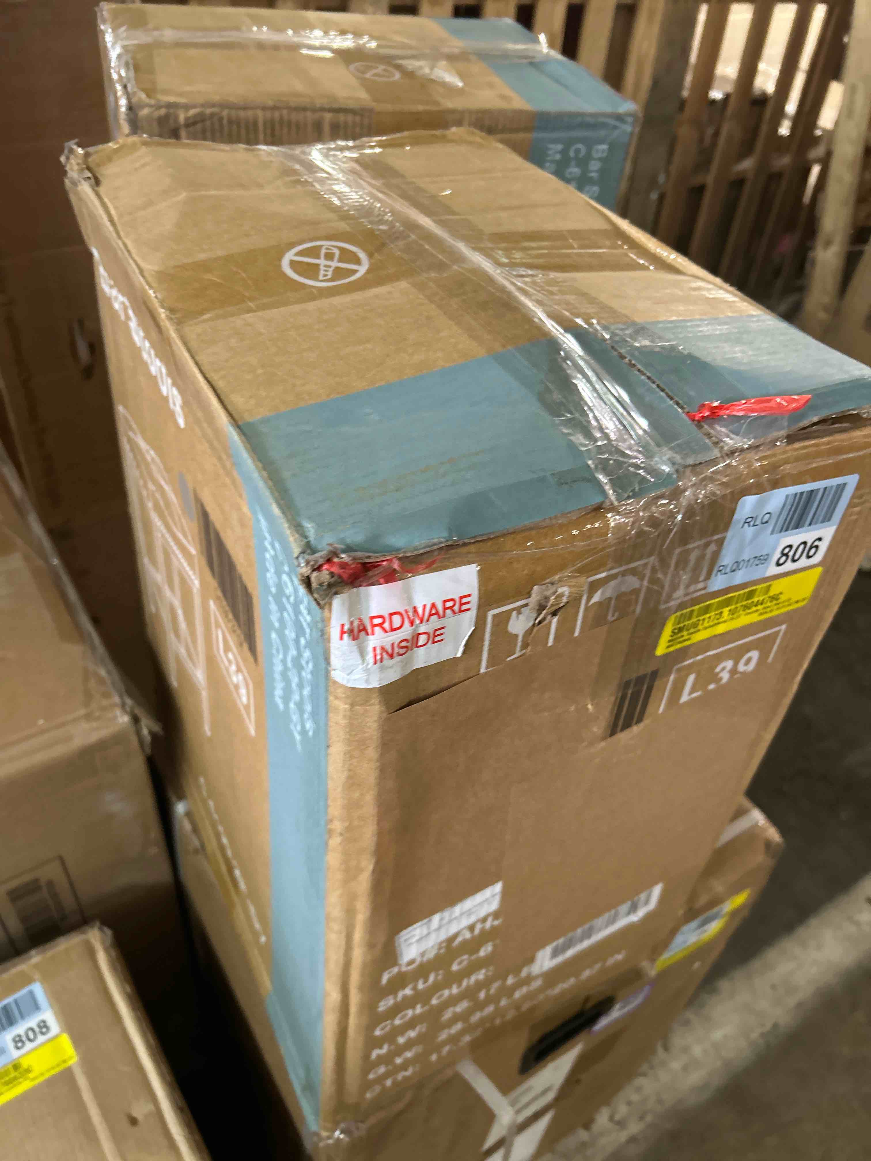 Condition photo showing New/Like New for Michille Saddle Upholstered 24.21" Counter Stool (Set of 2)