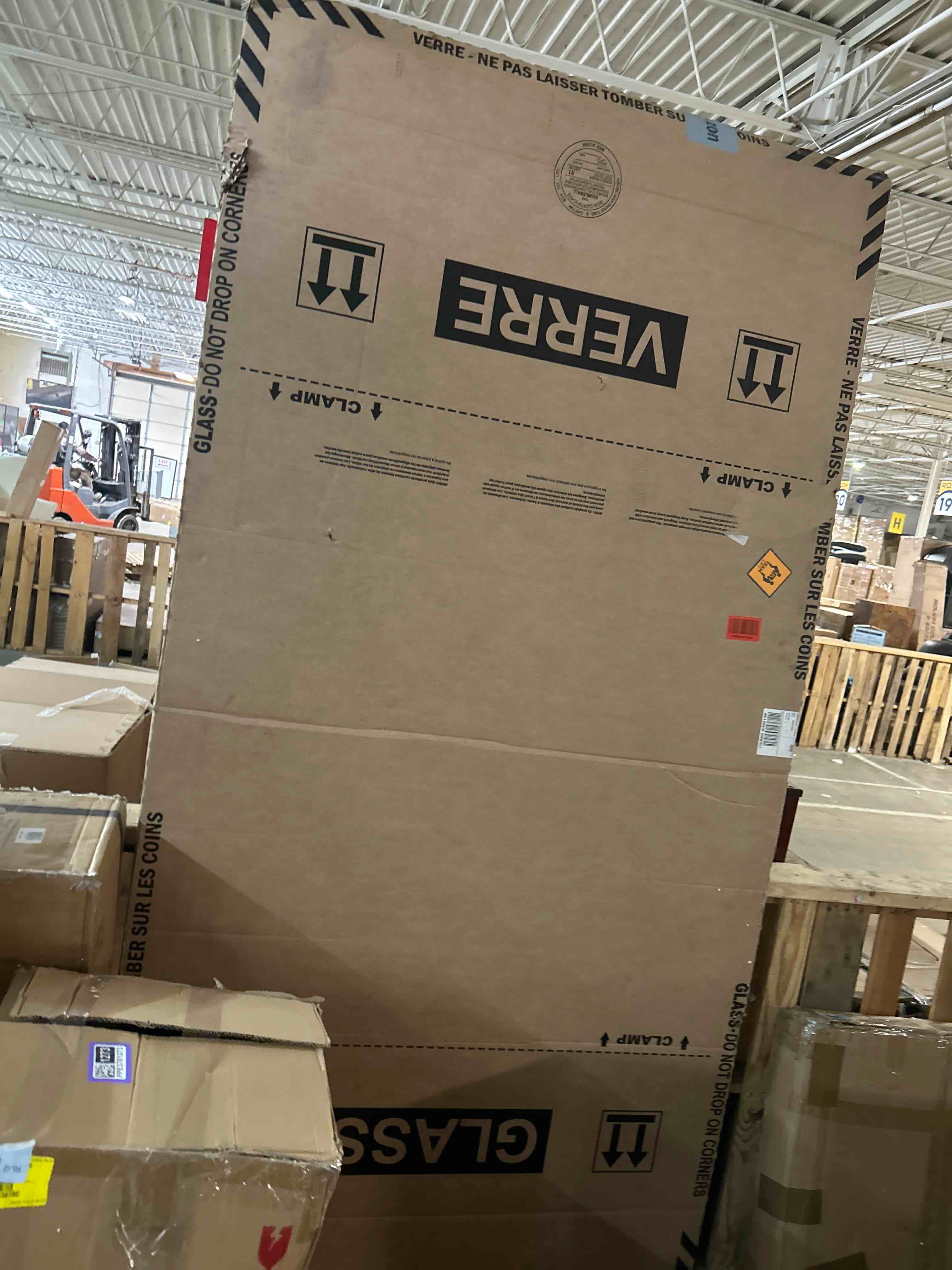 Condition photo showing New/Like New for Quartet Whiteboard, Glass Dry Erase Board, Magnetic, 8' x 4', Infinity Frameless Mounting, White Surface, Accessory Tray, 1 Dry Erase Marker and 2 Glass Board Magnets (G9648W-A) White 96"W x 48"H