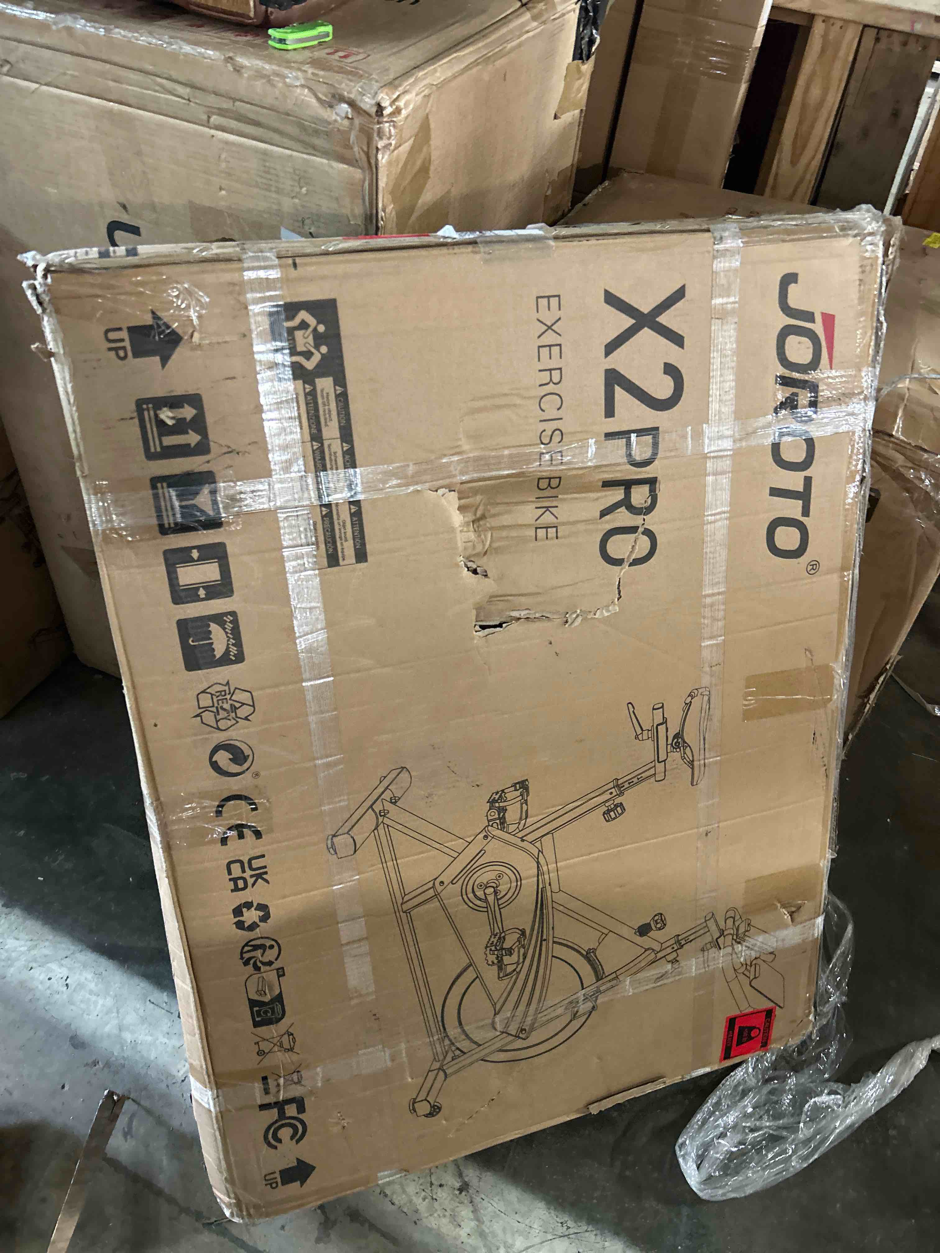 Condition photo showing New/Like New for JOROTO Magnetic Exercise Bike, Professional Indoor Cycling Bike, Spinning Bike with Bluetooth and Self-Developed App, 350lbs Weight Capacity & 40 lbs Dual Flywheel, Workout Equipment for Home Gym X2(without Bluetooth)