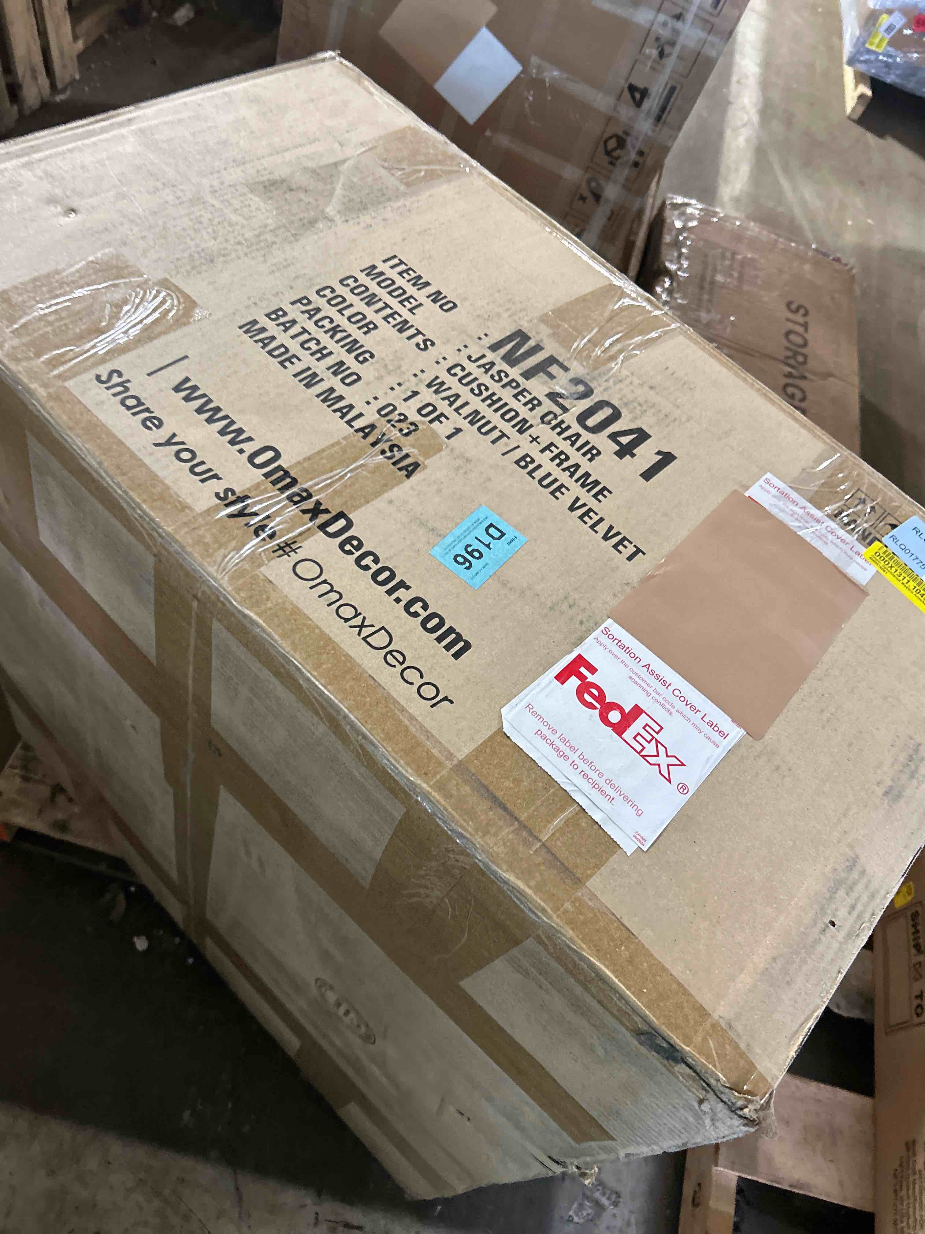 Condition photo showing New/Like New for Jasper Upholstered Modern Armchair