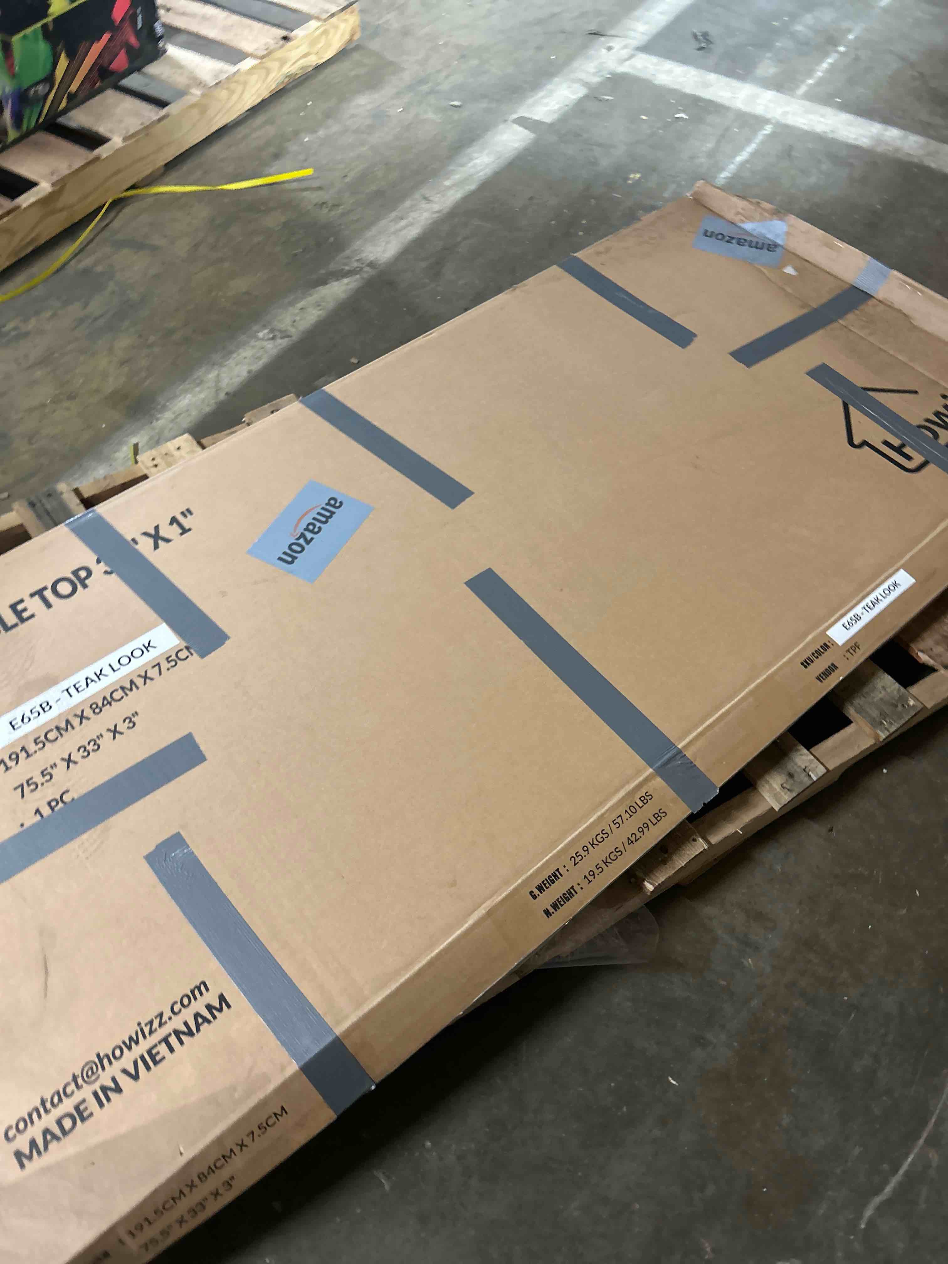 Condition photo showing New/Like New for 60 x 30 in. Solid Wood Table Top, Dark Walnut Stained Acacia Desktop for Standing Desk/Office Tabletop/Countertop, 1in. Thick 60"L x 30"W x 1"Th 2 - Dark Walnut