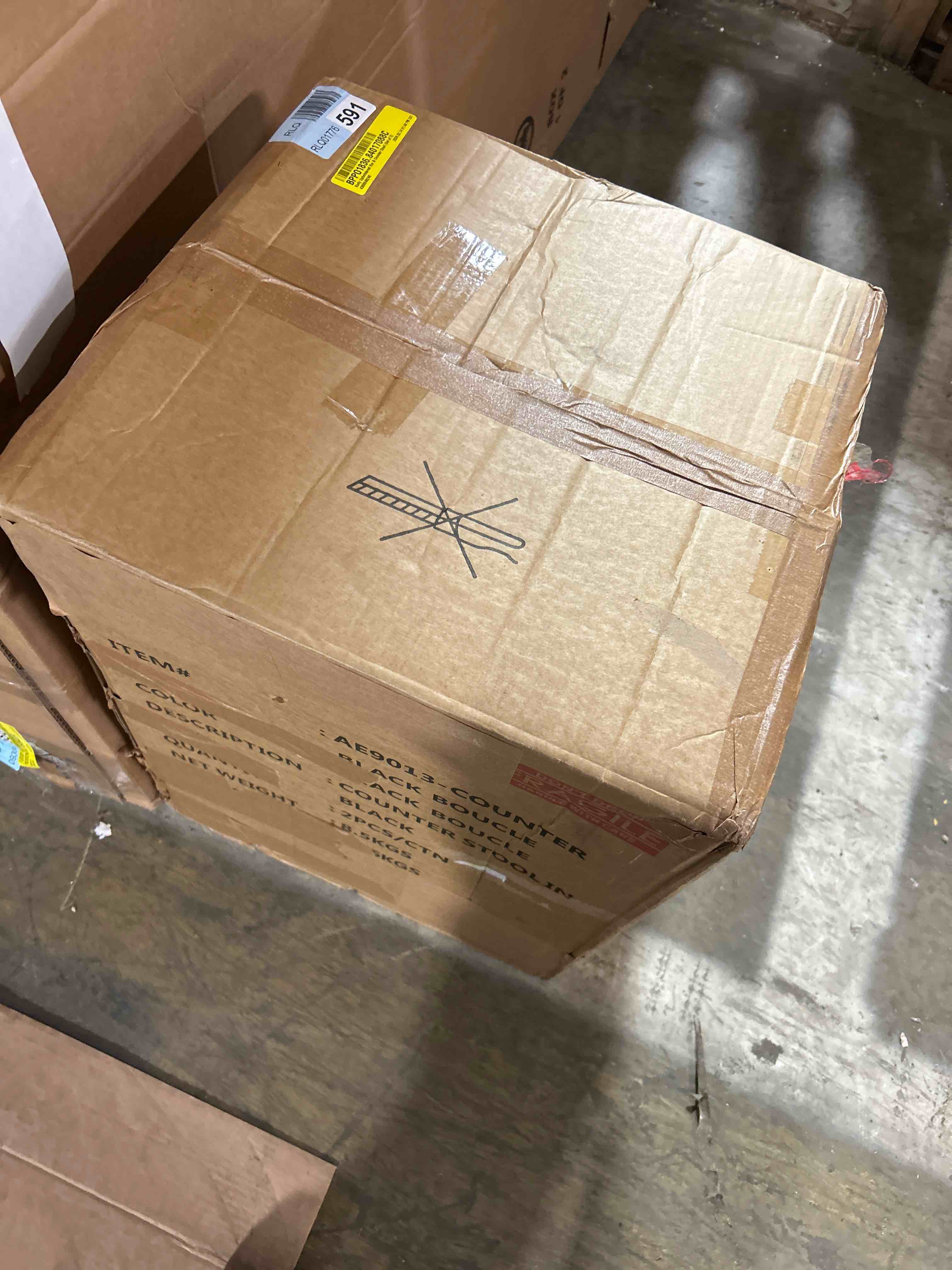 Condition photo showing New/Like New for Kody Upholstered Bar & Counter Stool (Set of 2)