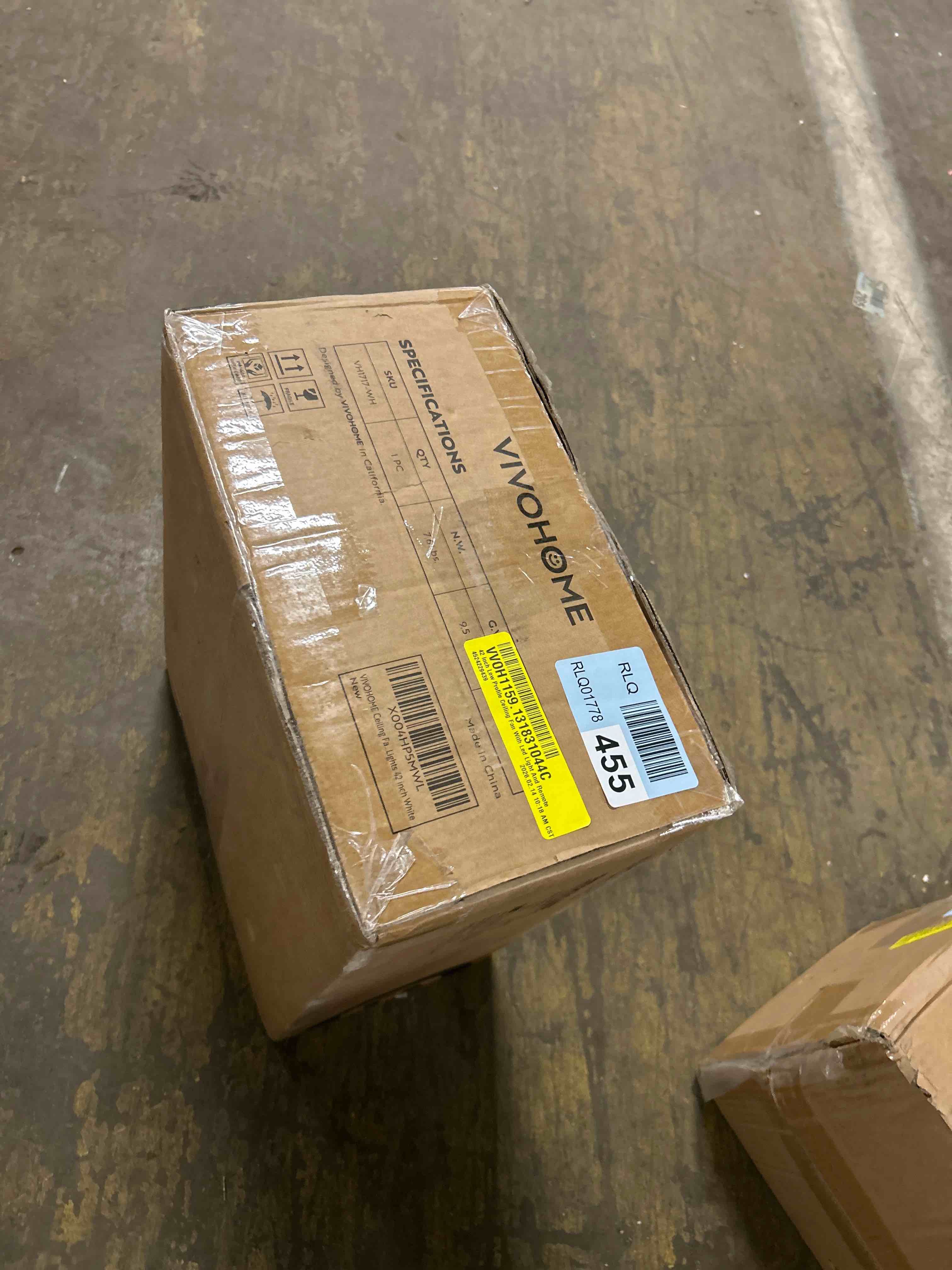 Condition photo showing New/Like New for 42 Inch Low Profile Ceiling Fan With Led Light And Remote