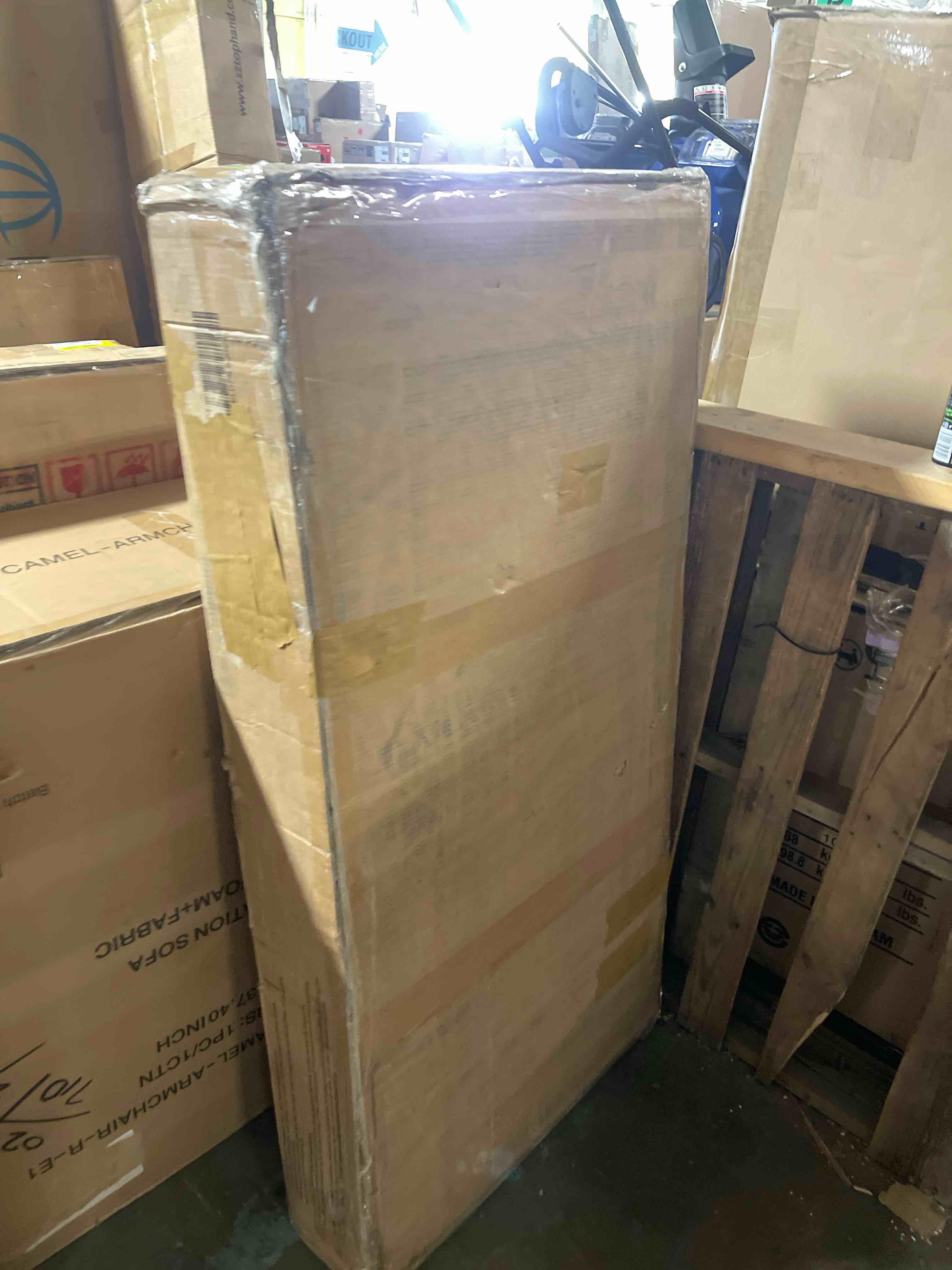 Condition photo showing New/Like New for 75" L-shaped Electric Standing Desk With Smart Hub & Height-adjustable Design