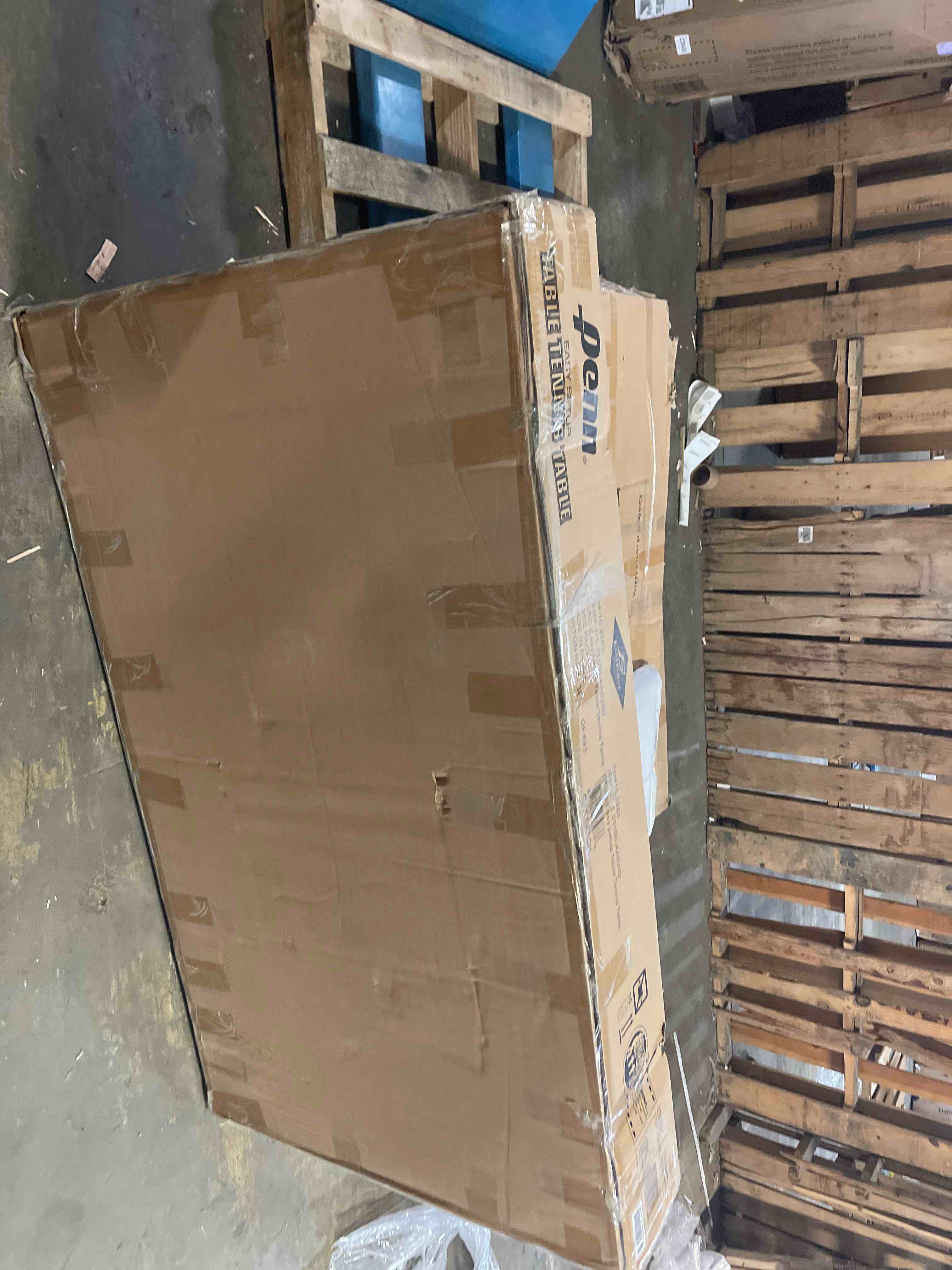 Condition photo showing New/Like New for JOOLA Inside Professional MDF Indoor Ping Pong Table with Quick Clamp Table Tennis Net and Post Set - 10 Minute Easy Assembly - Tournament Quality - Foldable with Single Player Playback Mode 15mm