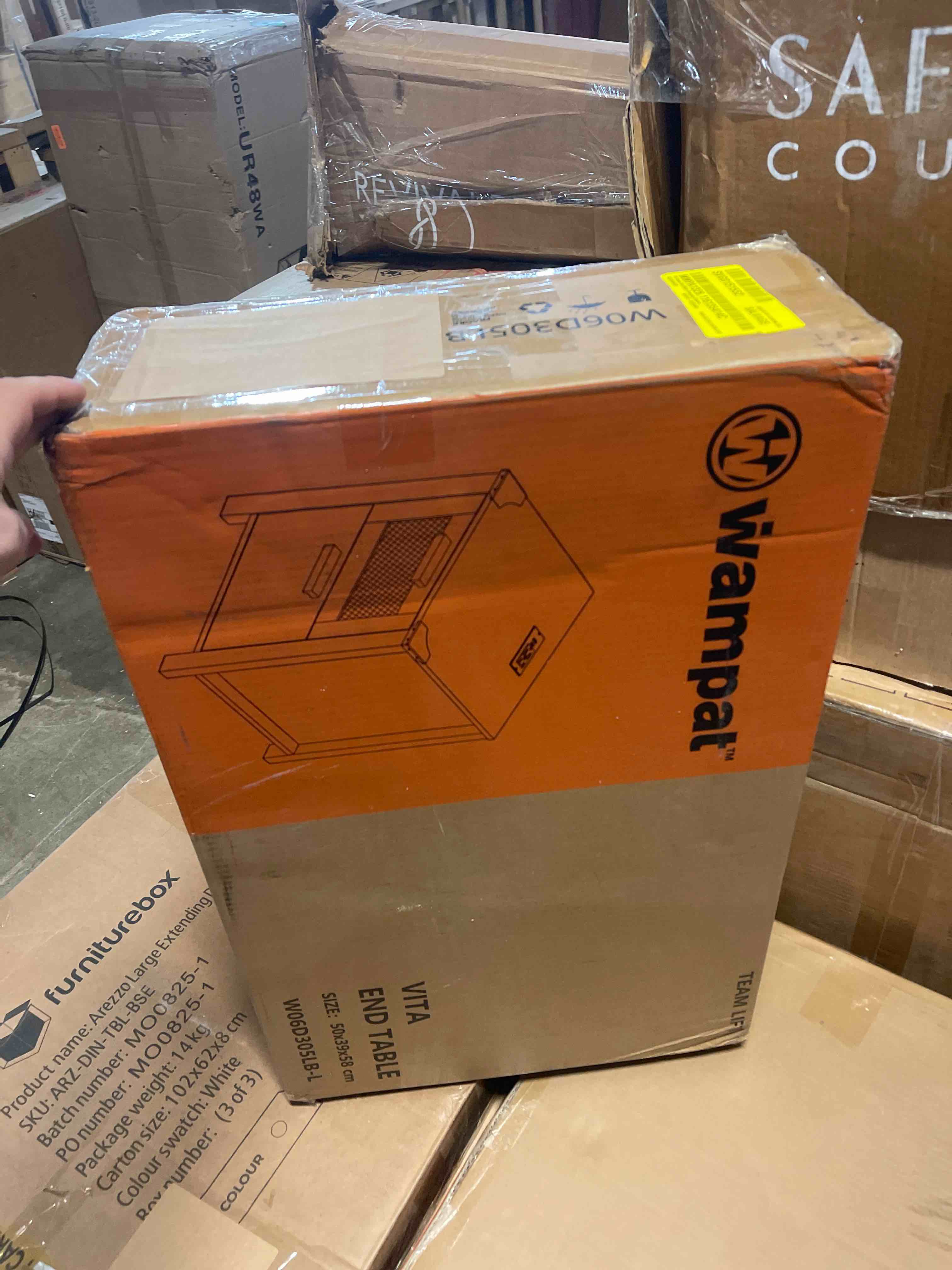 Condition photo showing New/Like New for Vita 2 - Drawer End Table and Built-In Outlets