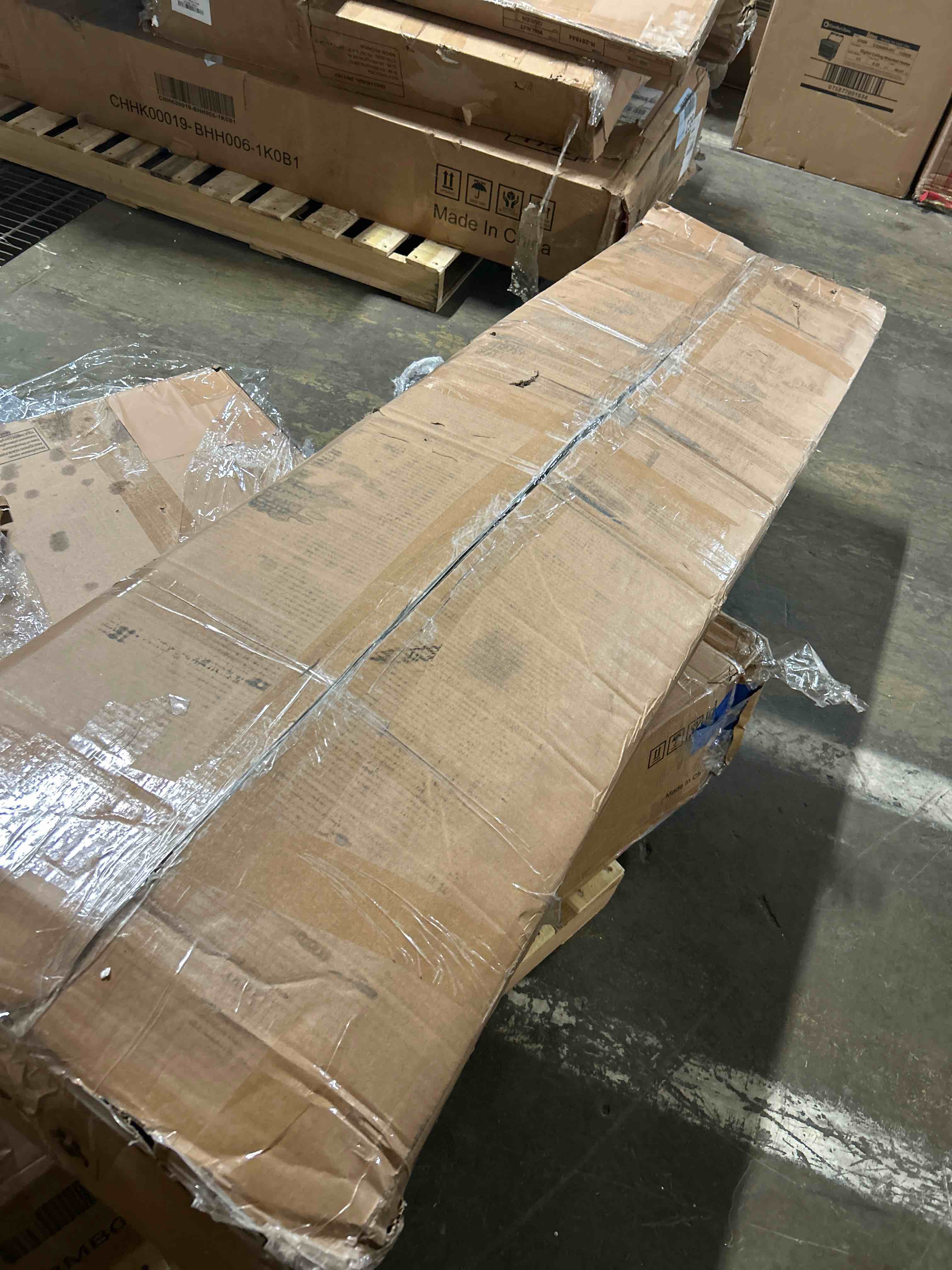 Condition photo showing As Is for Rahn Dining Table Color Light Oak Brown(Bases to table)