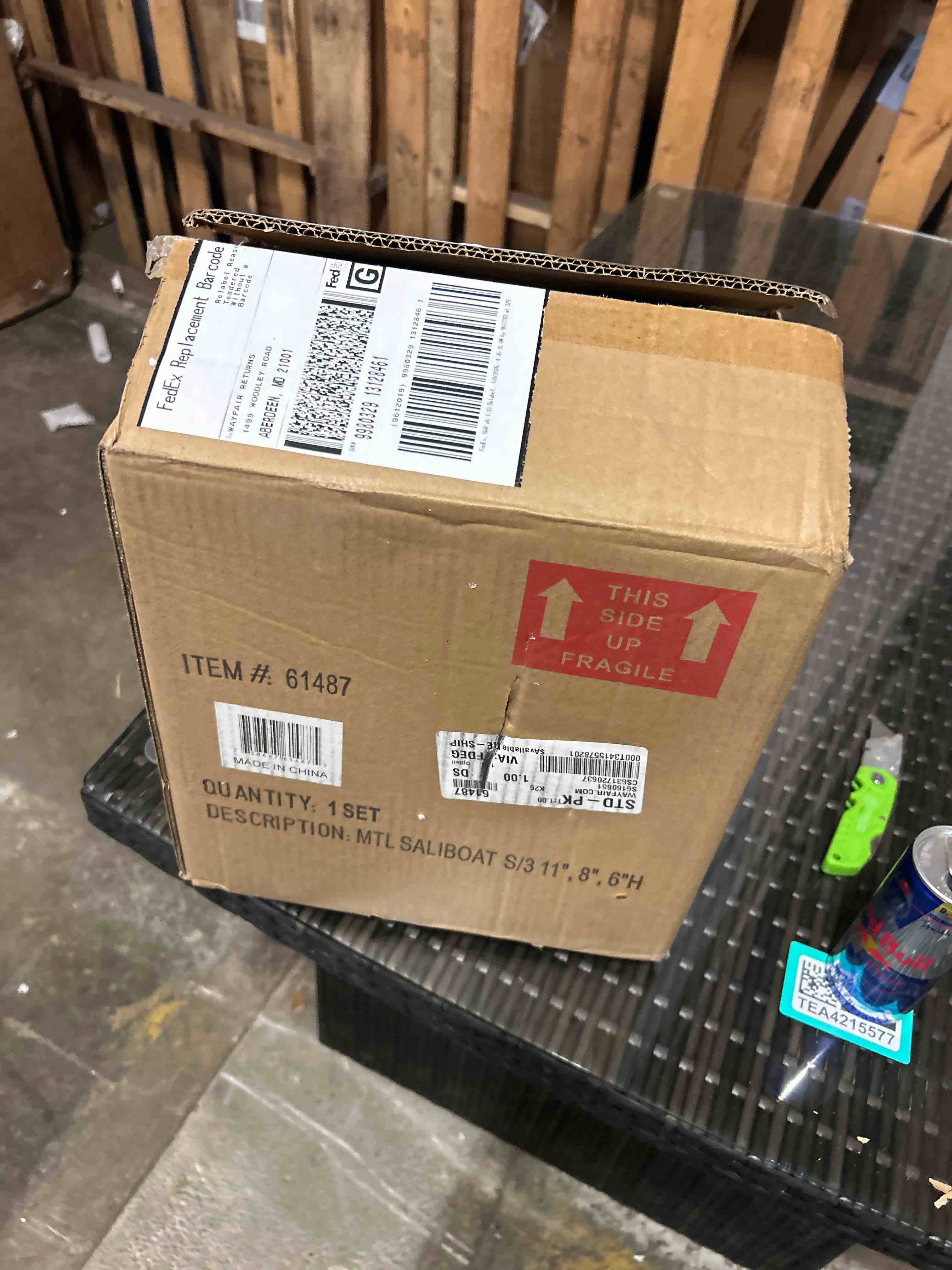 Condition photo showing New/Like New for Deco 79 Wood Sail Boat Decorative Sculpture Home Decor Statues with Wood Base, Set of 3 Accent Figurines 11", 8", 6"H, White