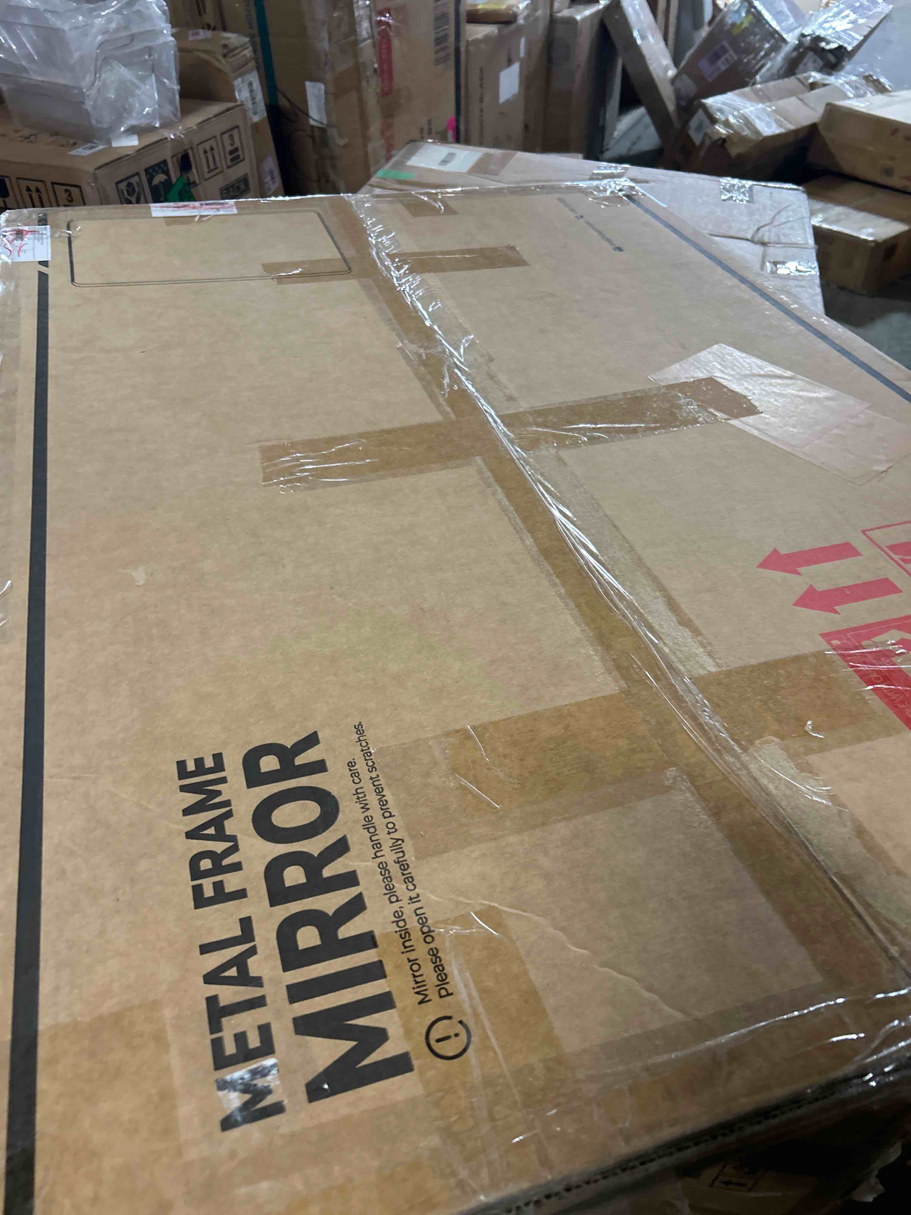 Condition photo showing New/Like New for Bathroom Vanity Mirror with Aluminum Frame and Tempered Glass(36” by 30”