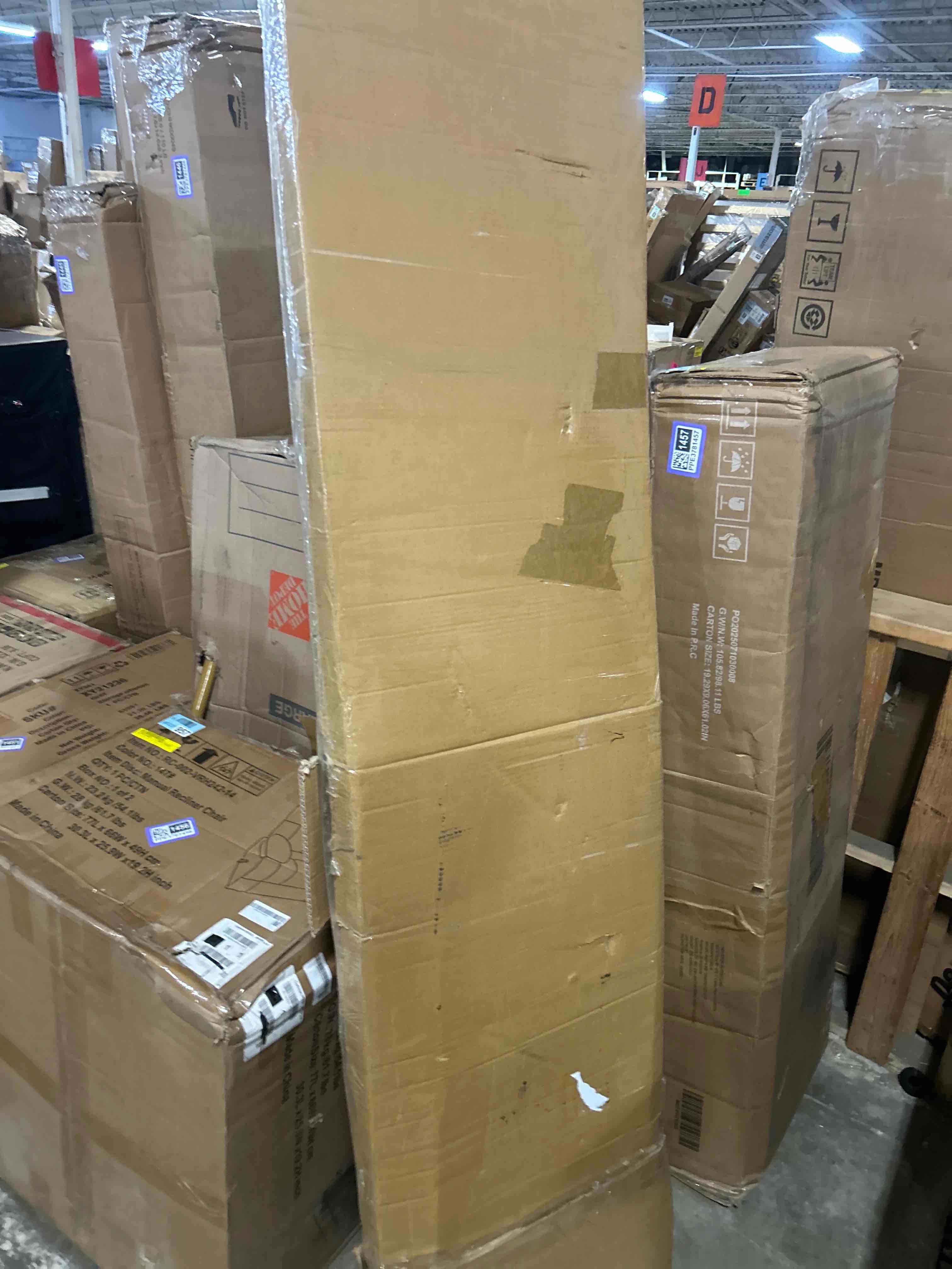 Condition photo showing Good Condition for AFI Colorado Full Size Platform Bed with Charging Station in Walnut(light wood color)