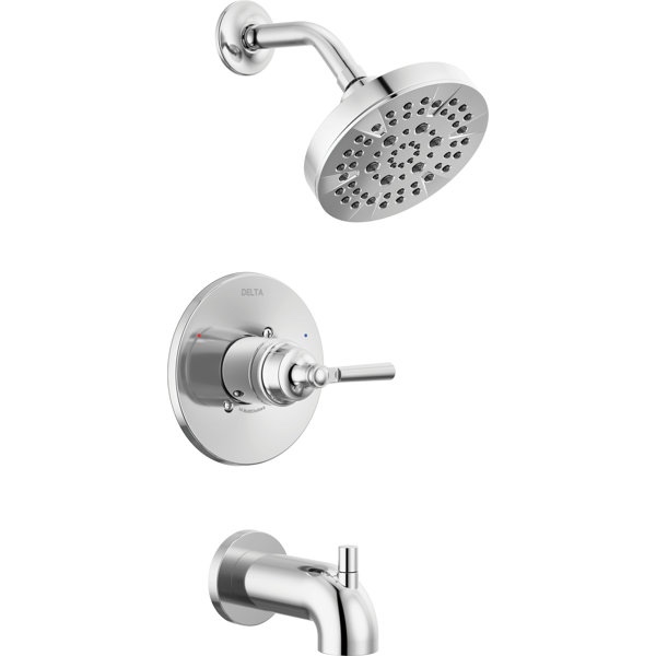 saylor single-function tub and shower faucet set, valve trim kit,