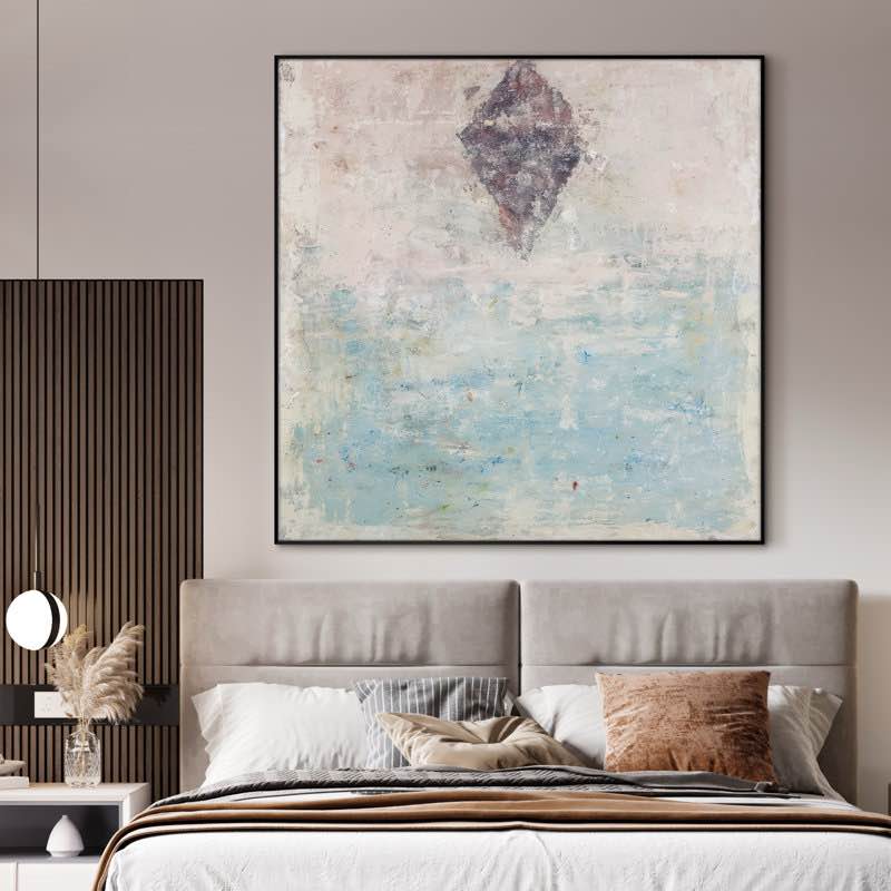 extra large wall art fabric print - abstract min 36x36