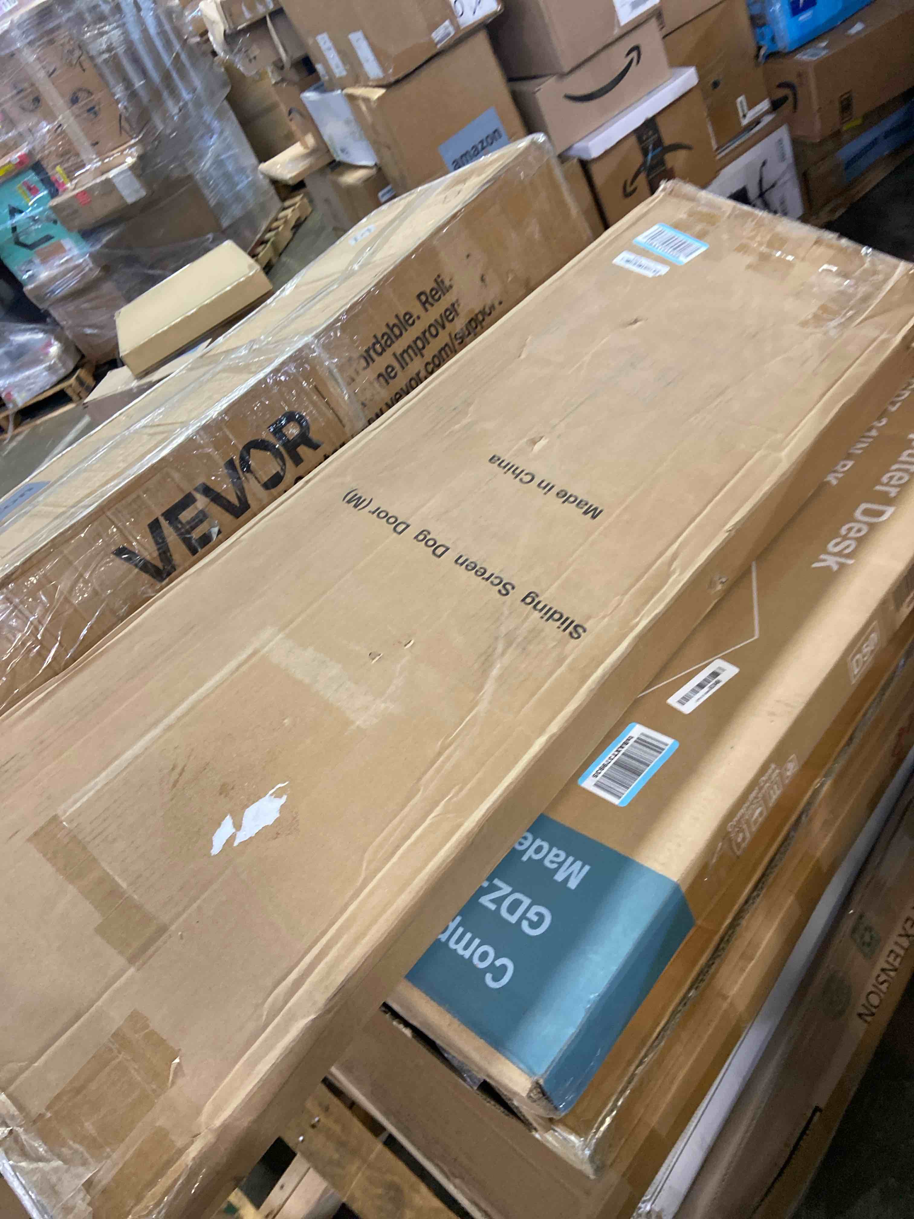 Condition photo showing New/Like New for Hakuna Pets White Glass Patio Pet Door for Sliding Doors, Medium | Adjustable Height up to 83.5”, Damage-Free or Permanent Install, Locking Panel Included