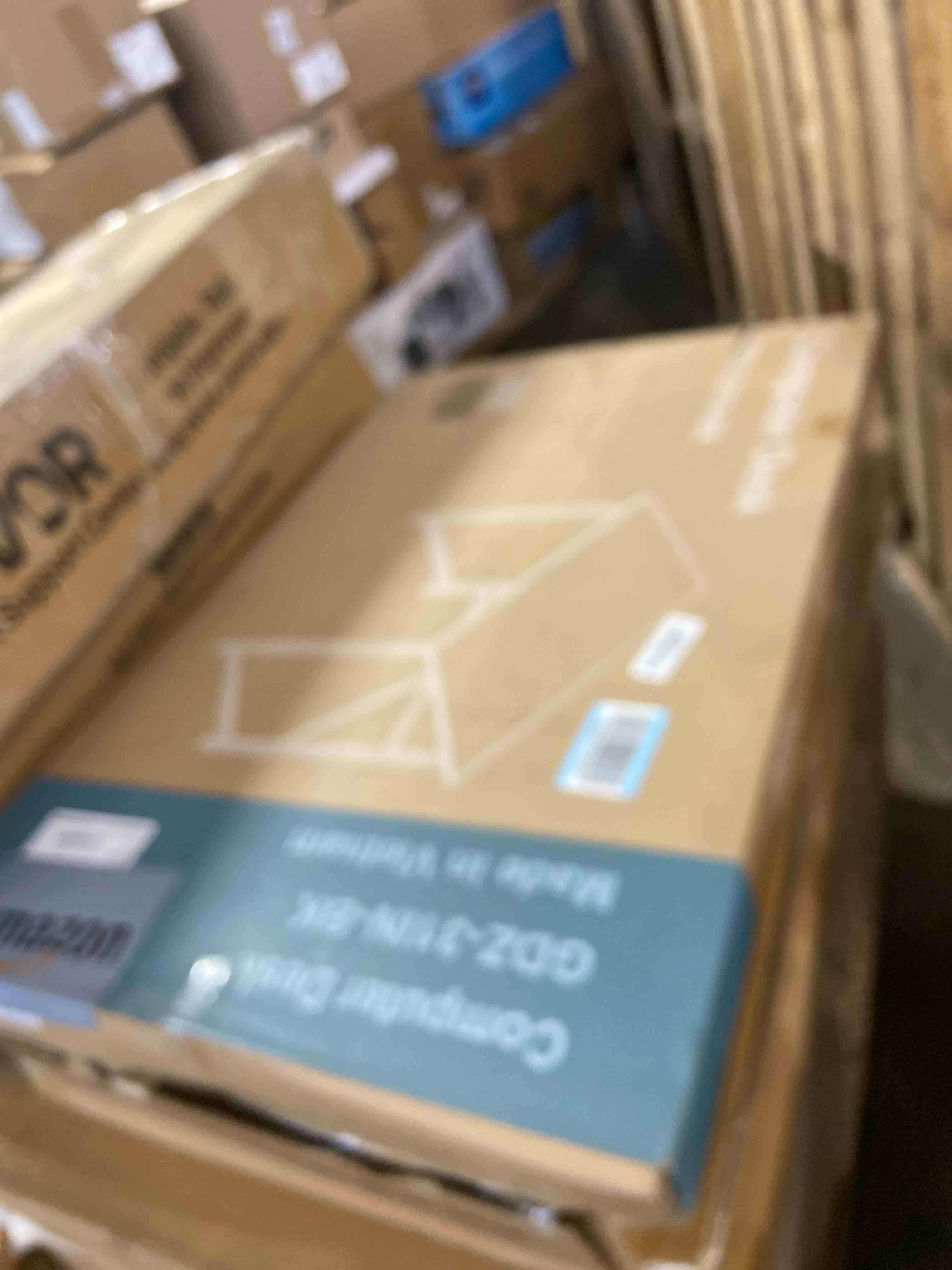 Condition photo showing New/Like New for DUMOS 40 Inch Office Small Computer Desk Modern Simple Style Writing Study Work Table for Home Bedroom - Wood Black