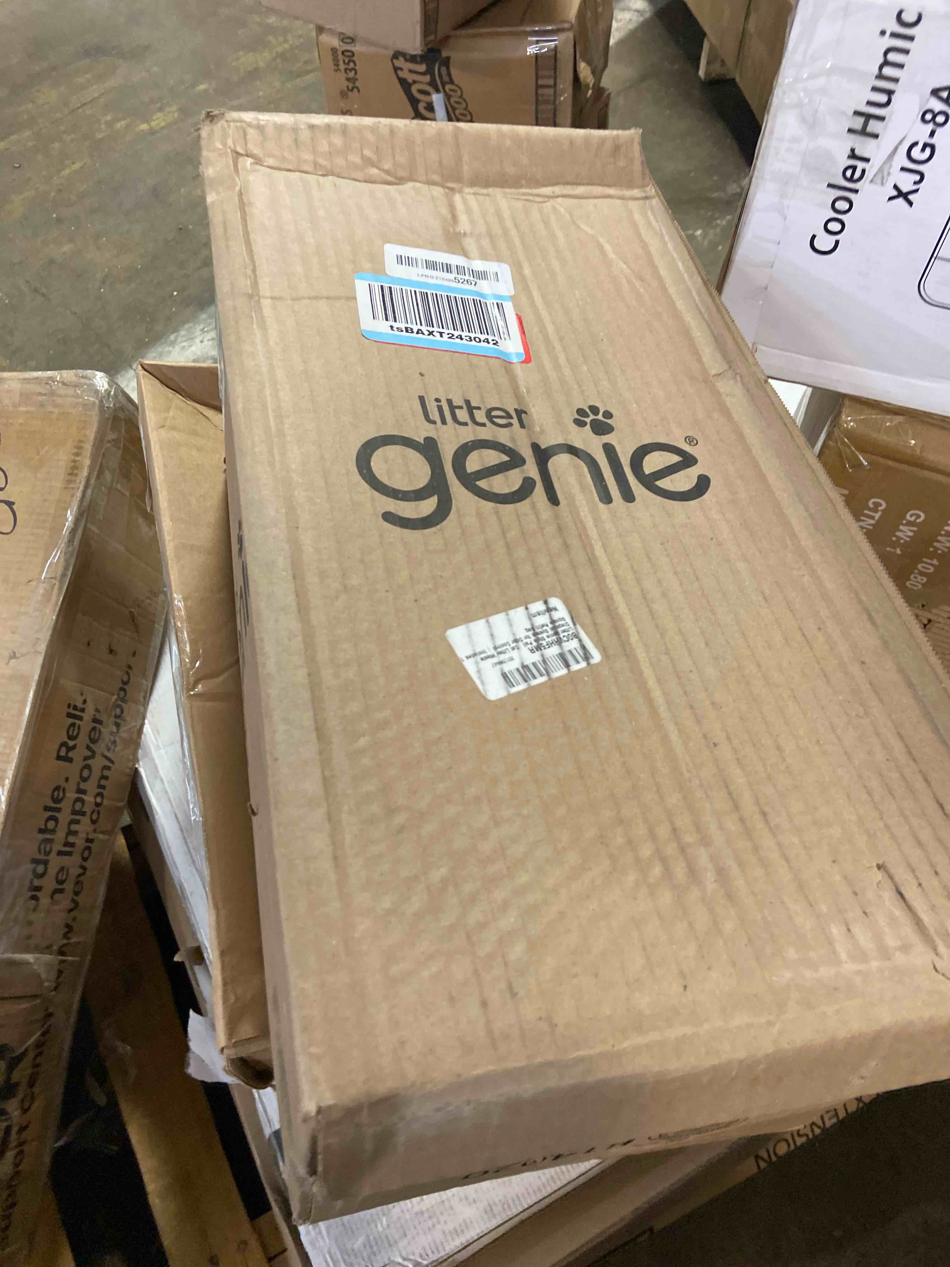 Condition photo showing New/Like New for Litter Genie Easy Roll Cat Litter Disposal Pail | Odour Control, Refill Bags & Scoop Grey