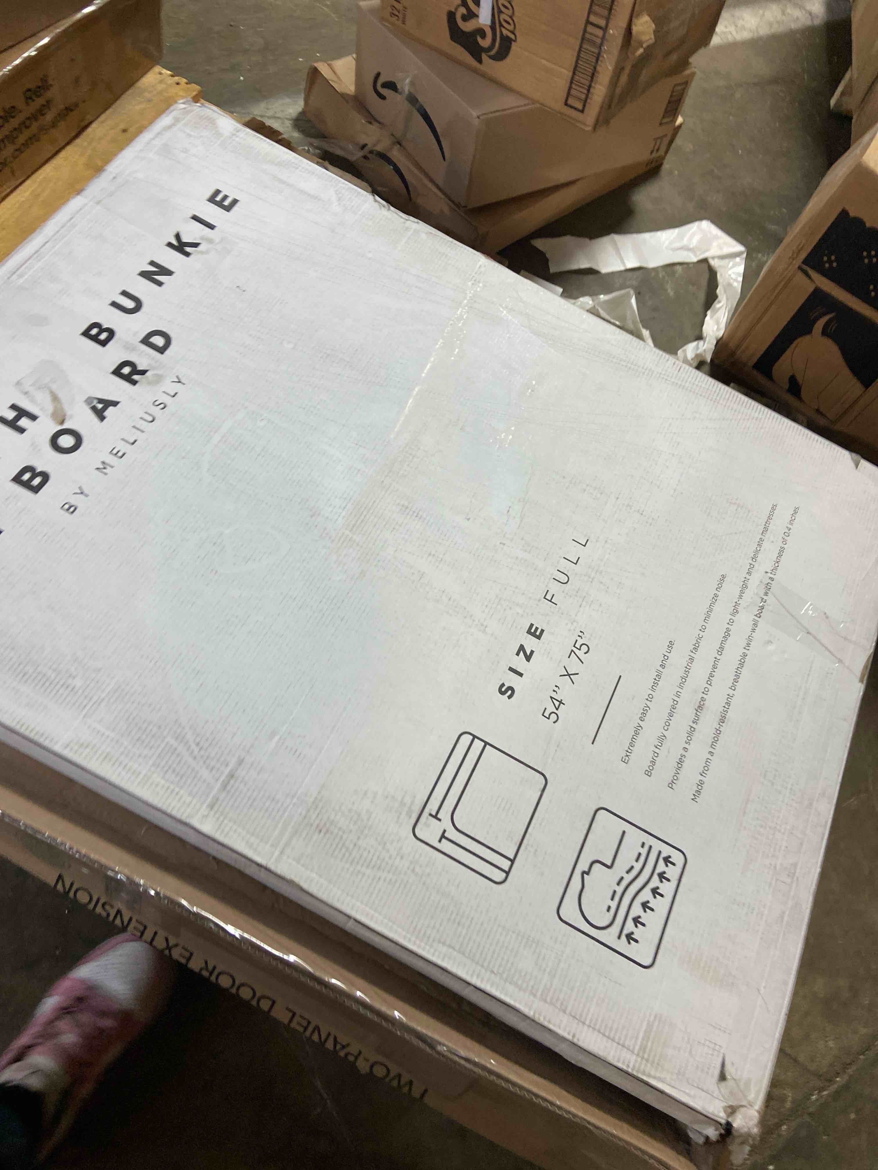 Condition photo showing New/Like New for Meliusly Premium 10mm Bunkie Board Full Size (54x75'') Patent Pending Low Profile Bed Board Design - Breathable, Noise Minimizing, Moisture Resistant Bunkieboards, Low Profile Bed Support Full (54x75'')