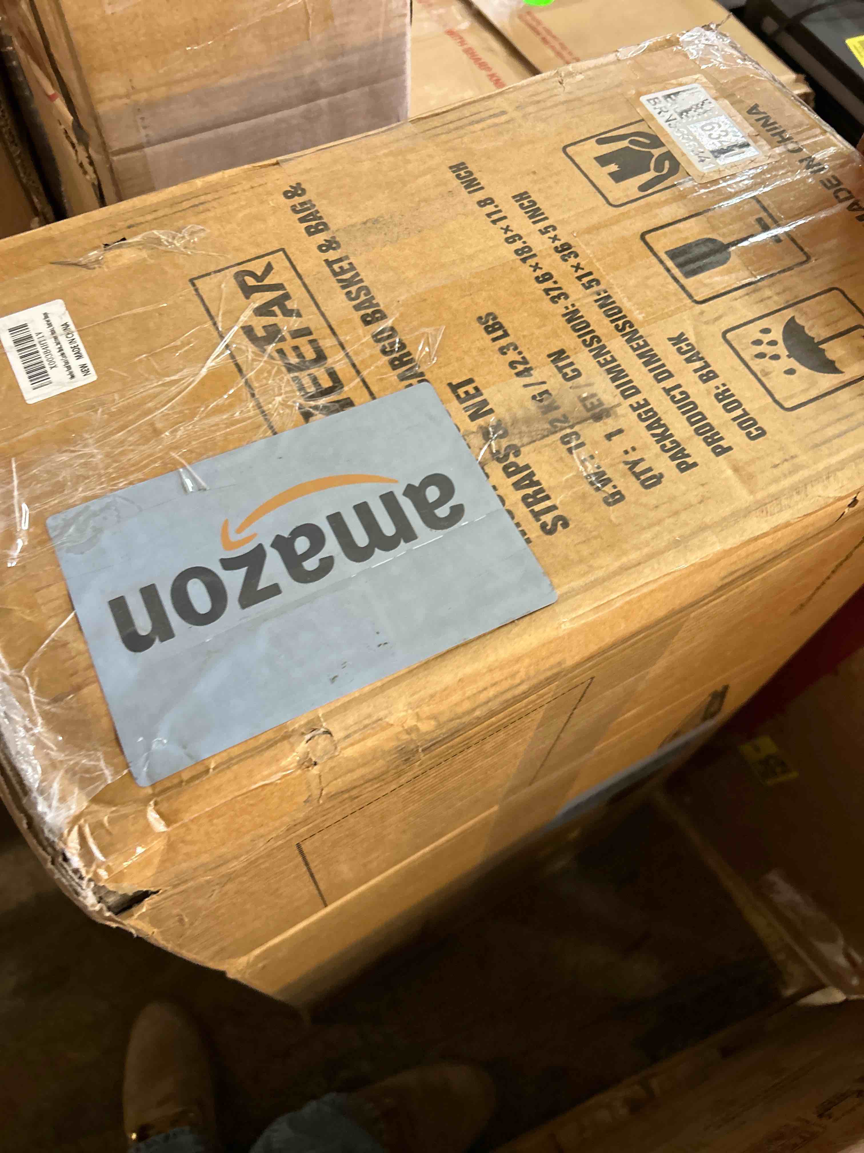 Condition photo showing New/Like New for MeeFar Roof Rack Carrier Basket Universal Rooftop 51" X 36" X 5" + Waterproof Bag 15 Cubic Feet (44" 34" 17"), and Cargo Net with Attachment Hooks, Ratchet Straps ROOF 51" and BAG